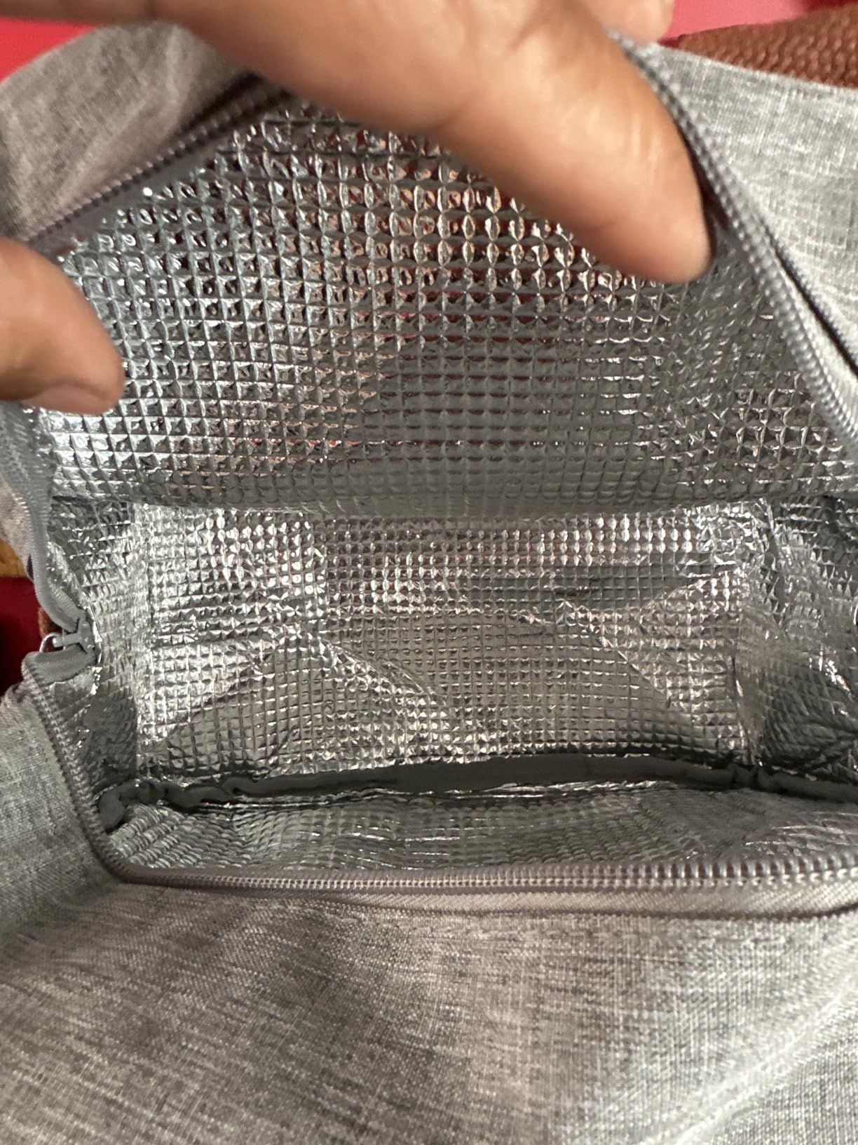 Lunch Bag for Women & Men Adult Insulated Lunch Box, Small Leakproof Cooler Food Lunch Containers Reusable High Capacity Lunch Tote Bags for Work, Travel, Outdoor (Grey) customer photo 1