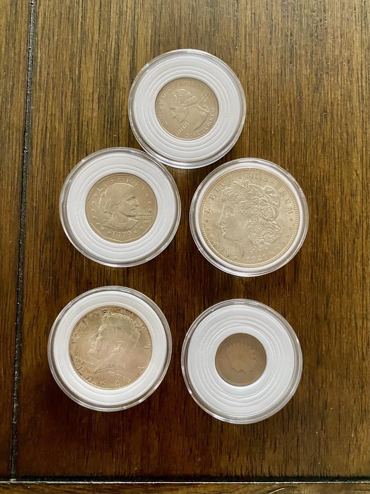 Utron 60P Clear Plastic Coin Capsules, Dollar Coin Holder, 40mm Silver Coin Storage for Collectors, Morgan Silver Dollar Coin Holders with Adjustable Gasket (17/20/25/27/30/33/38/40mm) customer photo 1