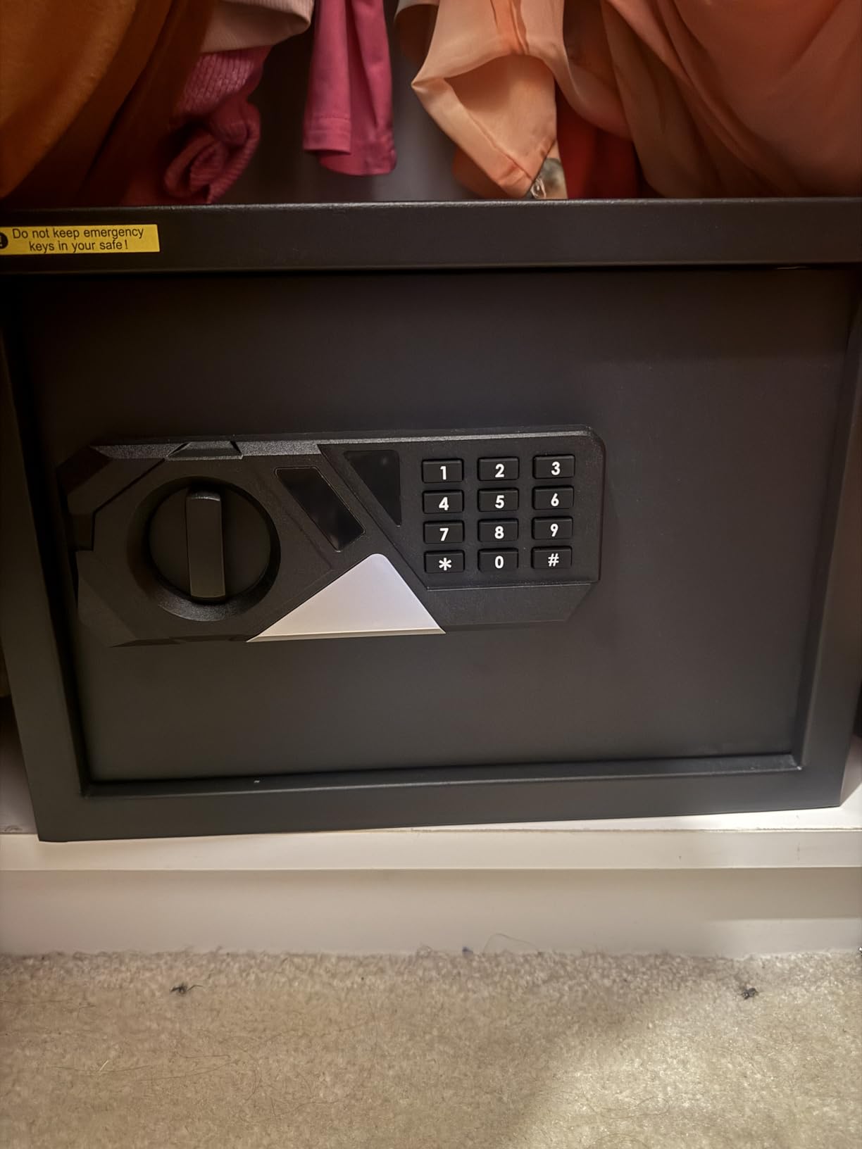 3.3 Cubic Feet Large Safes for Home Use Fire and Water proof, Digital Security Safe with Key and Combination, Home Safes Water and Fireproof for Firearm Medicine Money Valuables customer photo 1