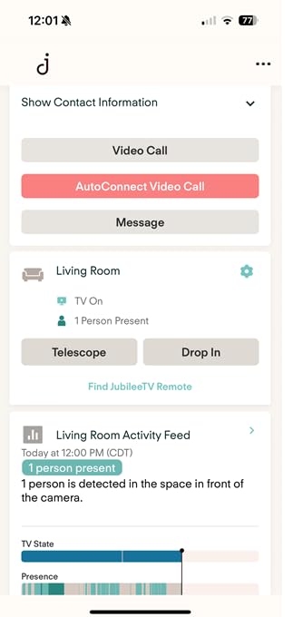 JubileeTV Remote Care System for Seniors - Stay Connected Through Their TV | Control TV Remotely from Your Phone | Video Calls, Reminders & Monitoring | Simple Setup + Voice Remote customer photo 2