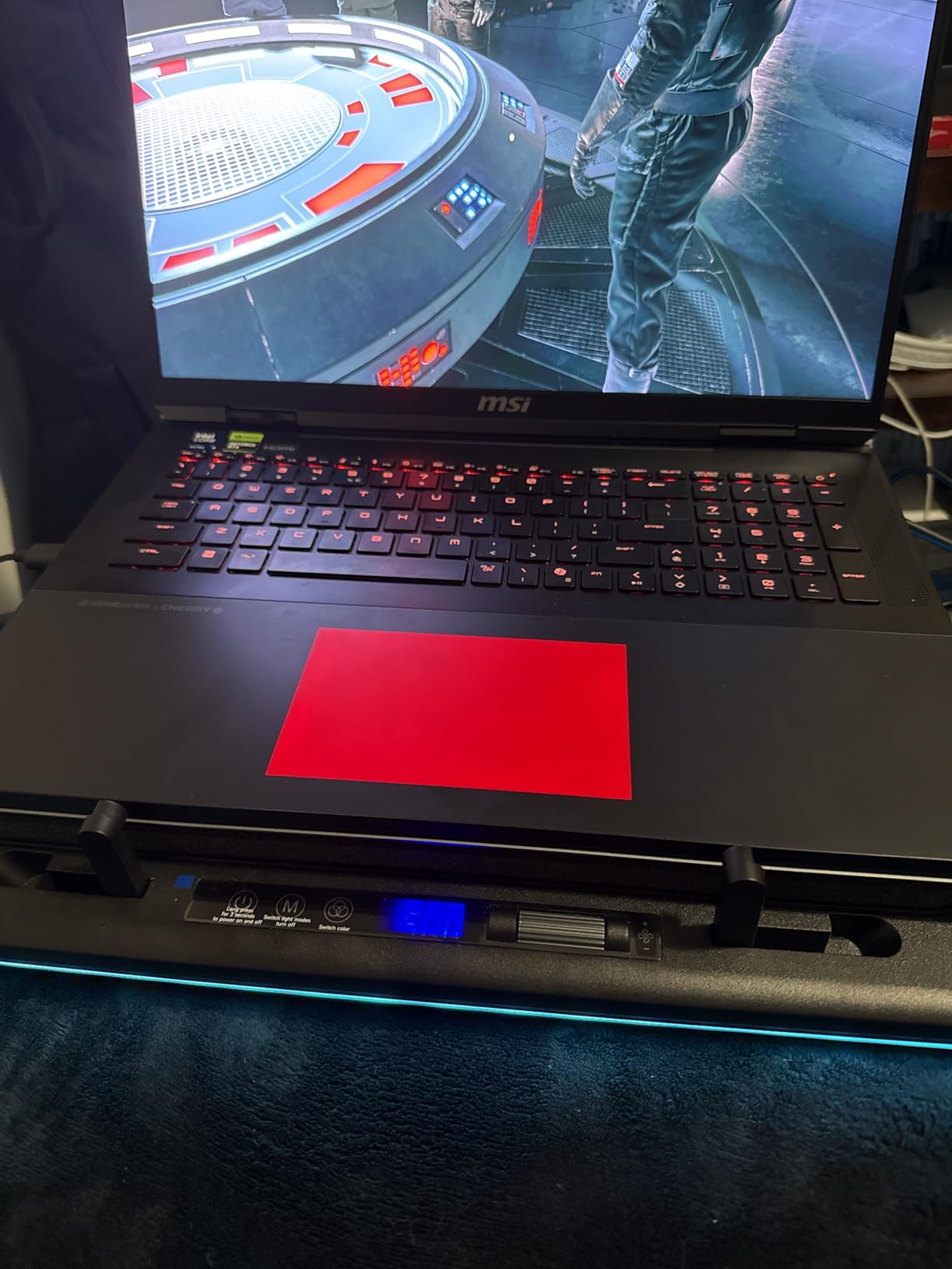 llano V12 Gaming Laptop Cooling Pad Laptop Cooler Laptop Cooling Fan Stand customer photo 1