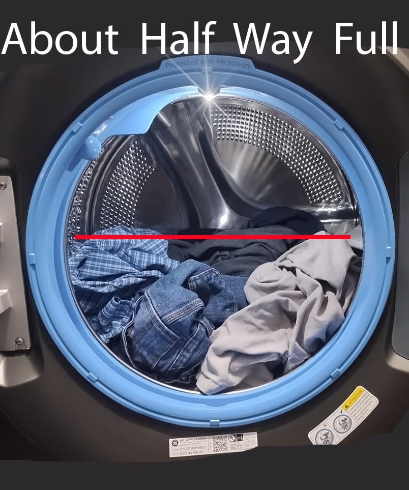 GE Profile PFQ97HSPVDS 28 Inch Smart Front Load Washer/Dryer Combo with 4.8 cu.ft. Capacity 12 Wash Cycles 14 Dryer Cycles customer photo 1