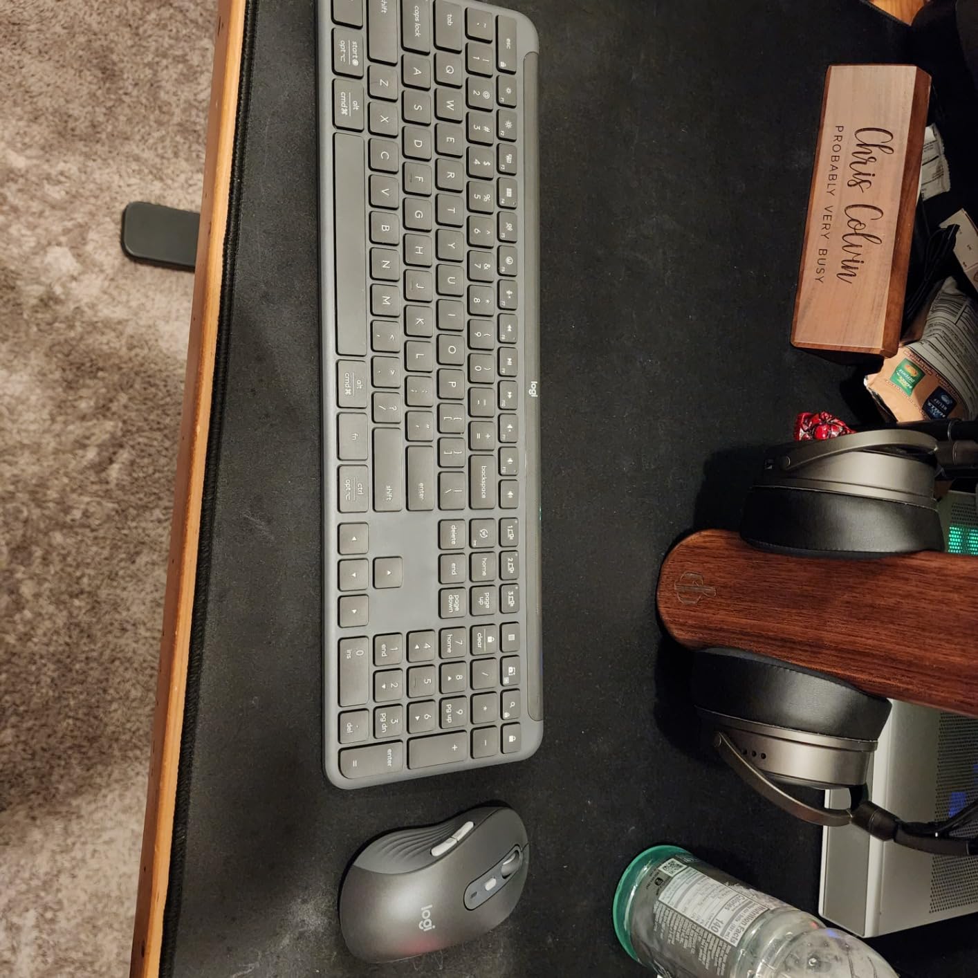 Logitech MK955 Signature Slim Wireless Keyboard and Mouse Combo, for Larger Hands, Quiet Typing and Clicking, Switch Across Three Devices, Bluetooth, Multi-OS, for Windows and Mac customer photo 2