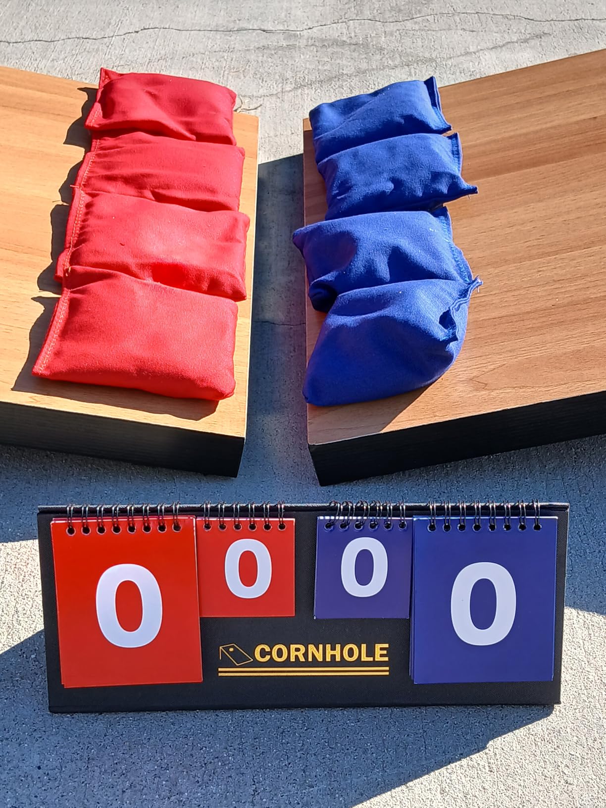 Cornhole Set, Regulation/Tailgate Size Cornhole Boards with 8 Bean Bags and Carrying Case, 4x2/3x2 Corn Hole Outdoor Game Toss Board for Adults Outside Activities customer photo 2