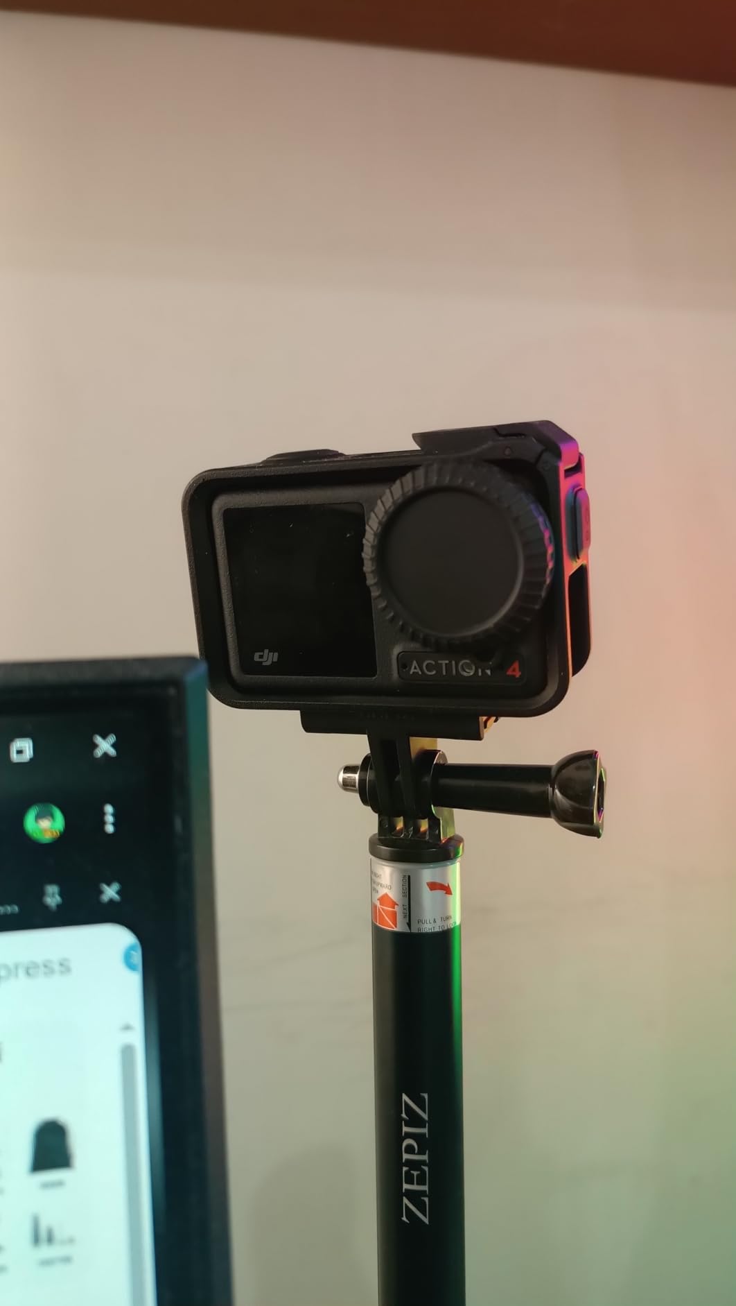 DJI Osmo Action 4 Standard Combo, 4K/120fps Waterproof Action Camera with 1/1.3-Inch Sensor, Stunning Low-Light Imaging, 10-bit & D-Log M Color Performance customer photo 2