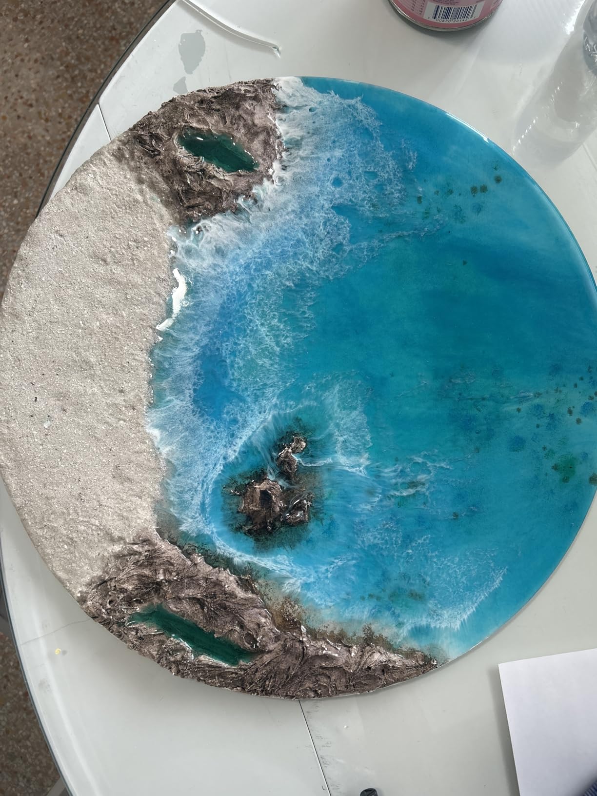 2 Gallon Epoxy Resin with Pumps, Bubble Free Resin Epoxy Kit, Crystal Clear Epoxy Resin and Hardener for DIY Art, Molds,Craft customer photo 1