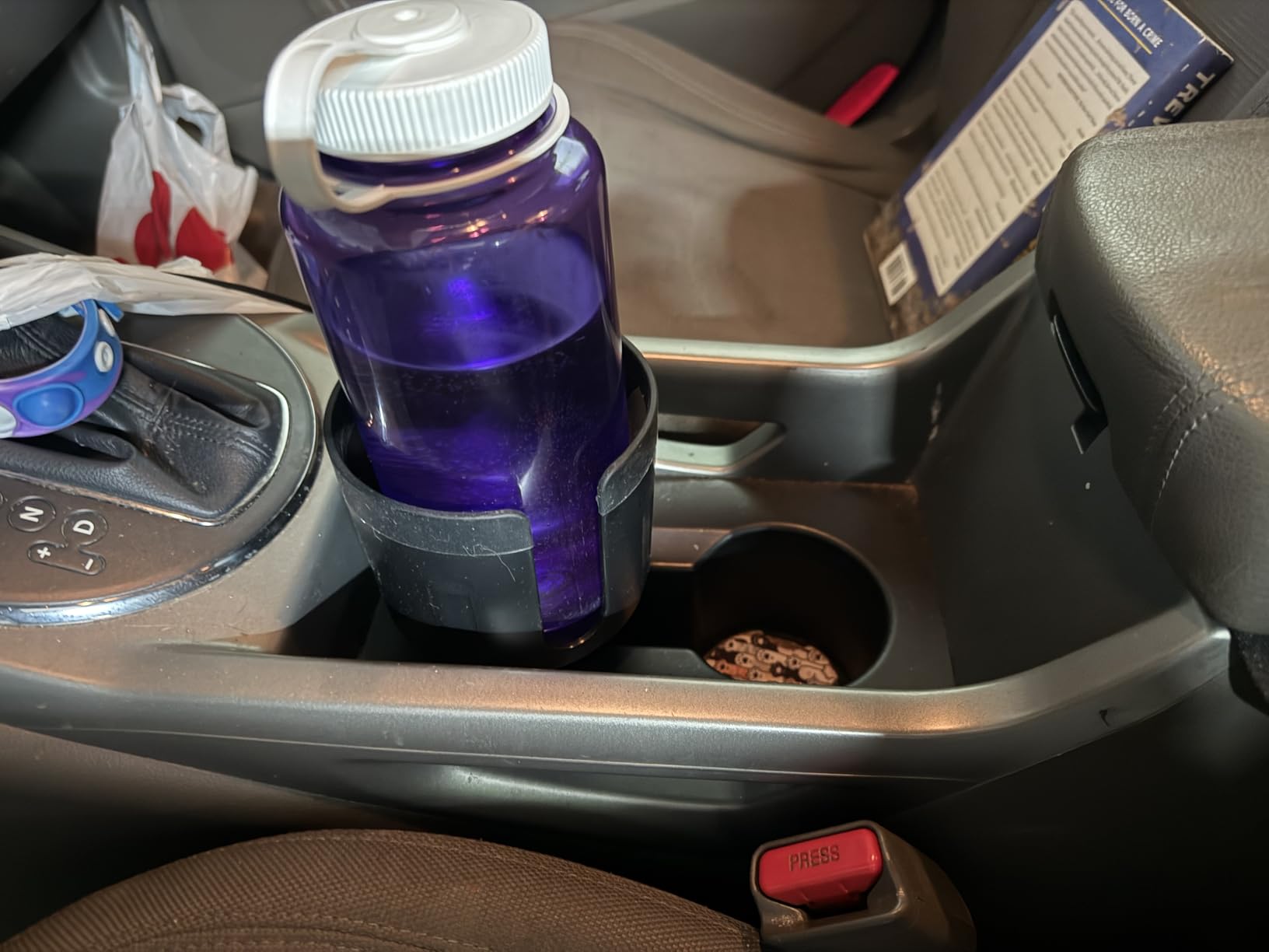 Car Cup Holder Expander, Cup Holder Extender for Car with Adjustable Base, Fits Yeti 24/36/46oz, Hydroflask 32/40oz, Large Bottles in 3