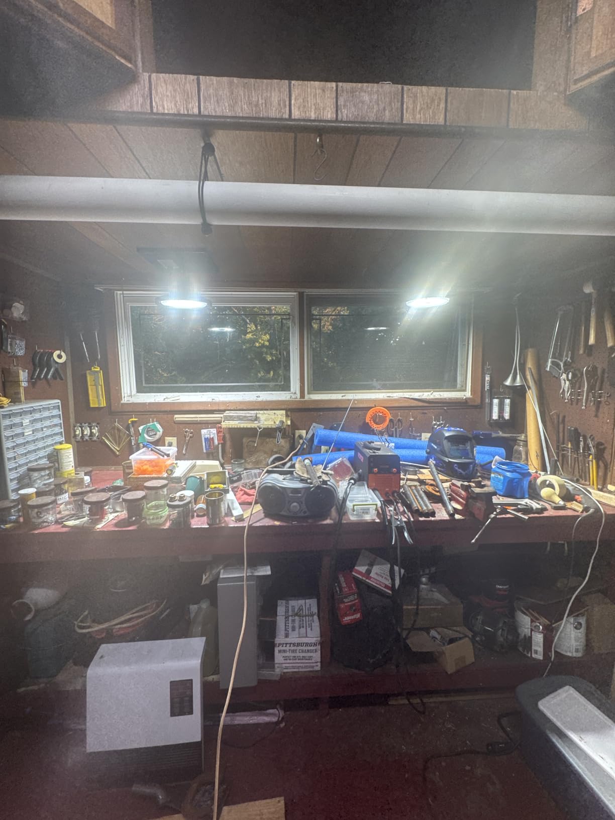CINOTON 160W UFO LED High Bay Light, Aluminum LED Shop Lights with 24000LM, 5000K Commercial Bay Lighting for Warehouse Garage Workshop Factory, 6' Cable & Safety Rope, ETL Listed 1 Pack customer photo 2