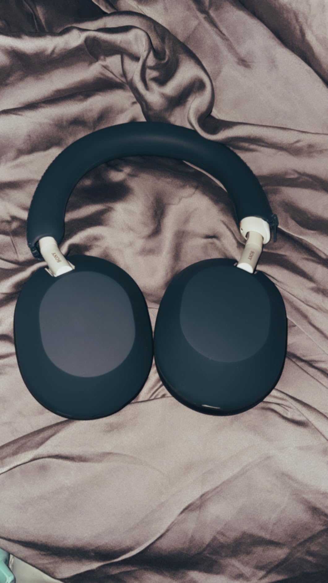 Silicone Case for Sony WH-1000XM5, Sony XM5 Wireless Headphones Protective Case Cover, Black customer photo 2