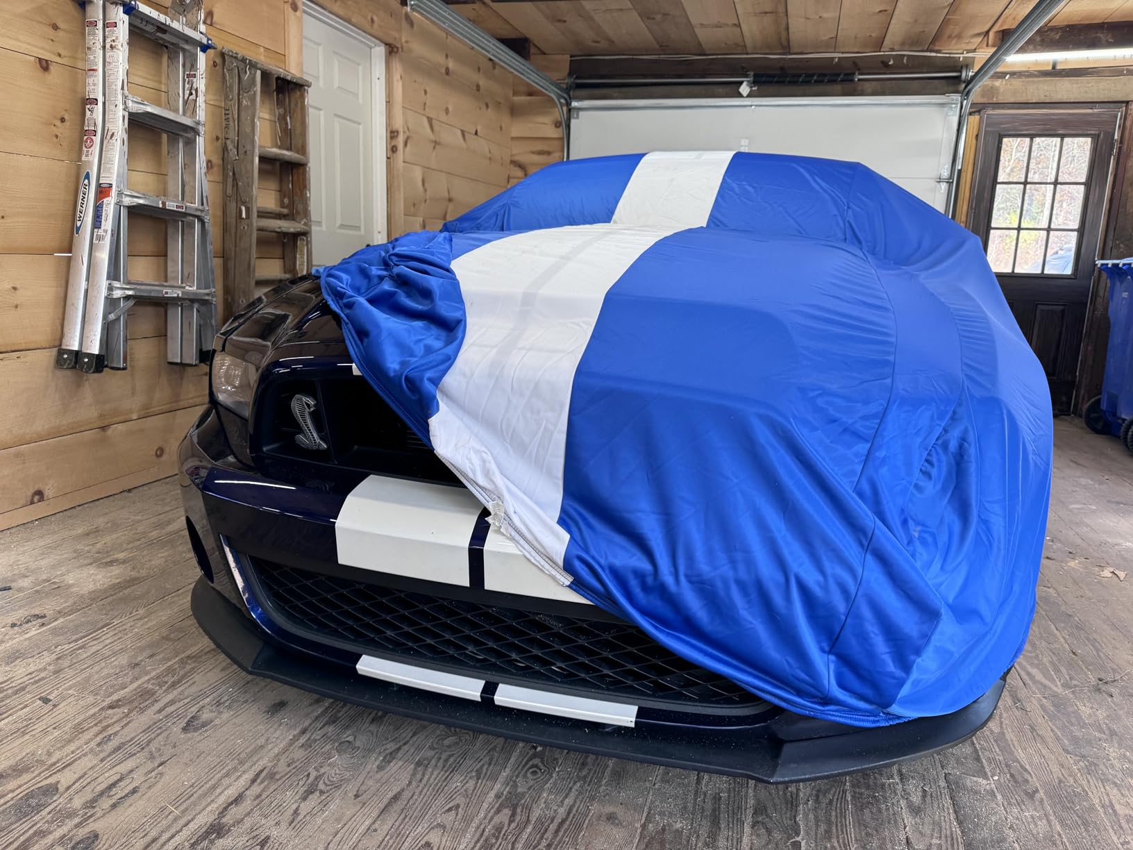 Favoto Indoor Car Cover Soft Stretch Dustproof SUV Cover for Automobiles Universal Fit 188-198 Inch Full Car Cover Breathable with Storage Bag Inside Protection Auto Vehicle Cover customer photo 2