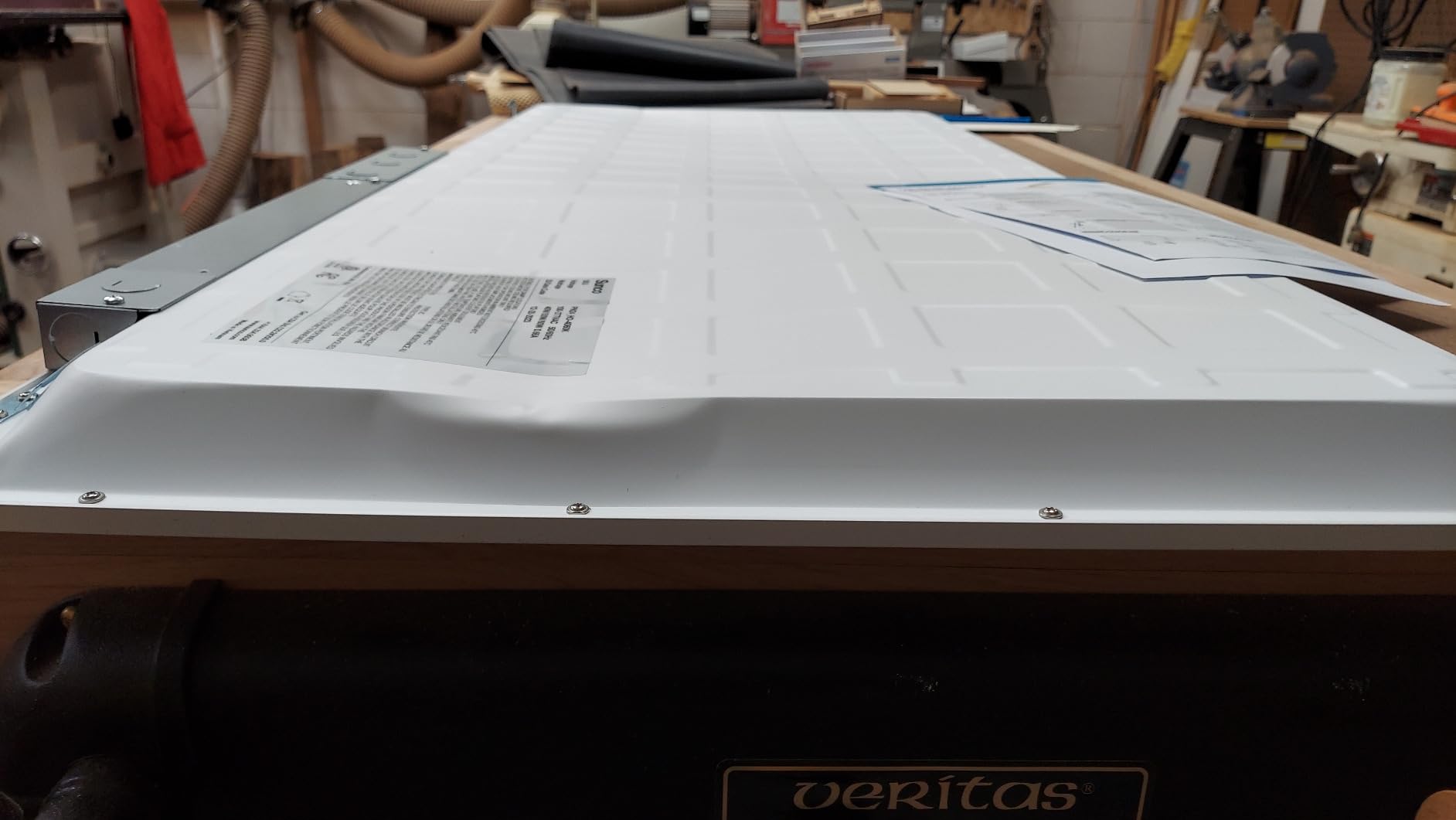 Sunco 2x4 LED Flat Panel Light Drop Ceiling Office Fixture, 7700 LM, Selectable Features, 40W/50W/60W, 4000K/5000K/6000K, Dimmable (0-10V), Dustproof ETL customer photo 2