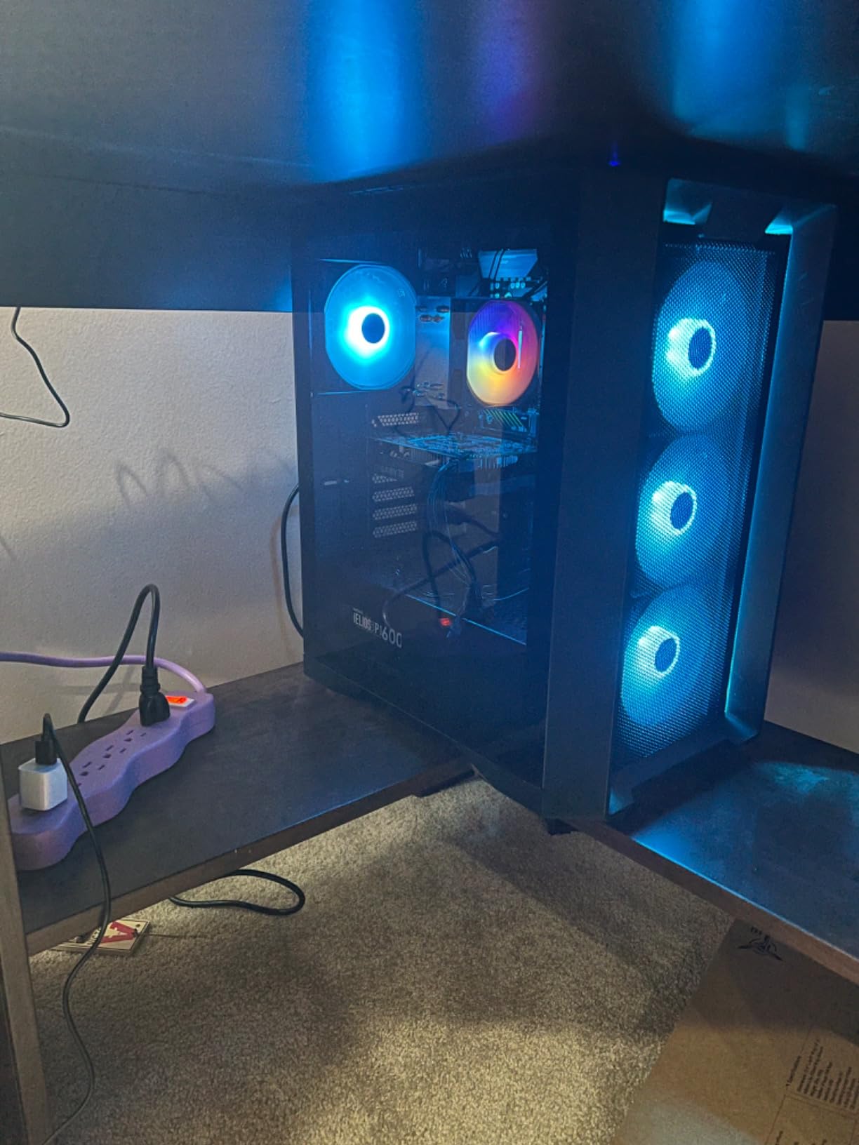 Skytech Nebula Gaming PC Desktop - AMD Ryzen 5 3600 3.6 GHz, NVIDIA GTX 1650, 500GB NVME SSD, 16GB DDR4 RAM 3200, 600W Gold PSU, 11AC Wi-Fi, Windows 11 Home 64-bit, Black customer photo 1