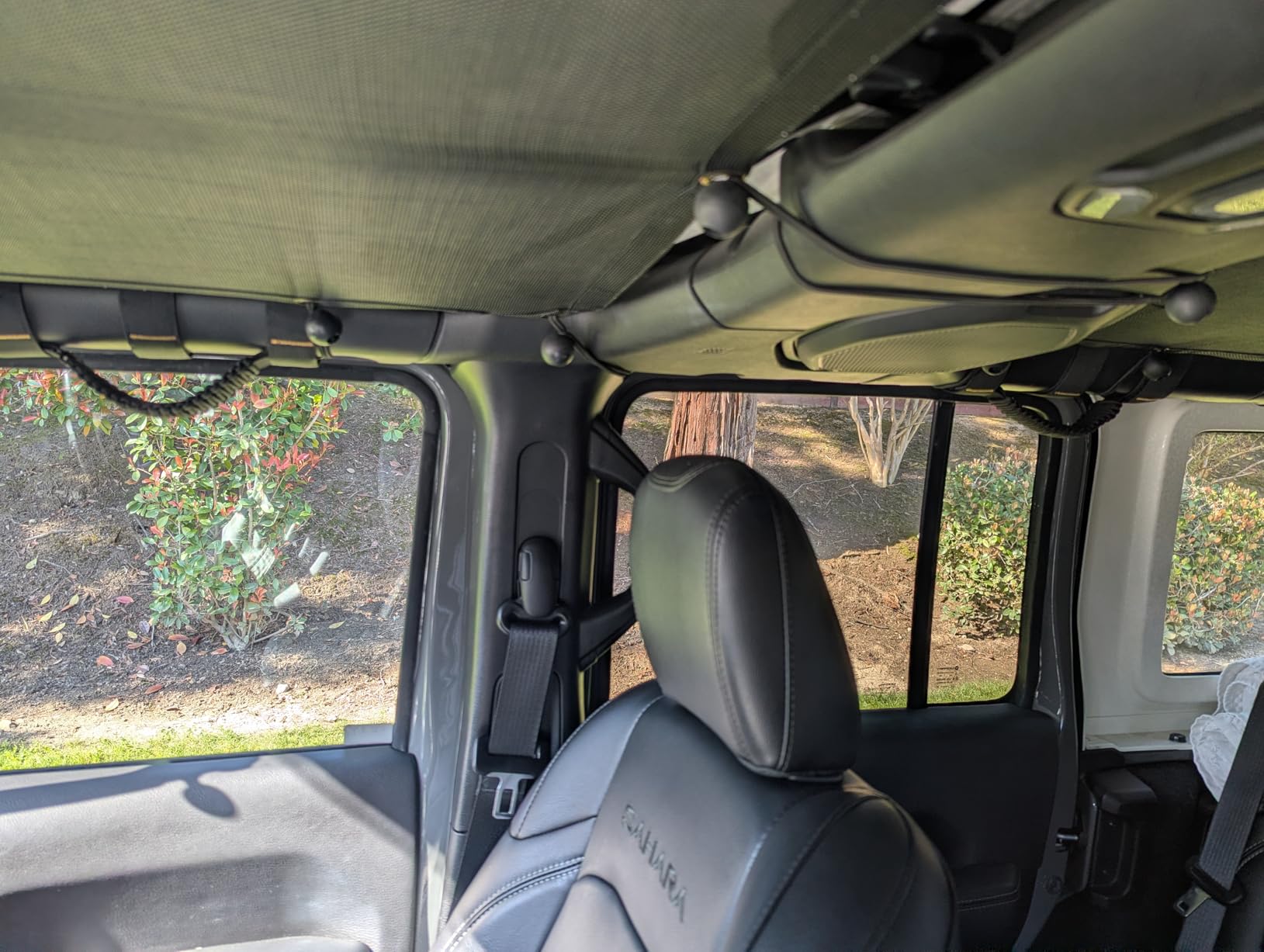 Jeep Roll Bar Grab Handles, 4 Pack Paracord Jeep Handles Grab for Wrangler JK YJ TJ JL & Gladiator JT 2021-2026 Models customer photo 2