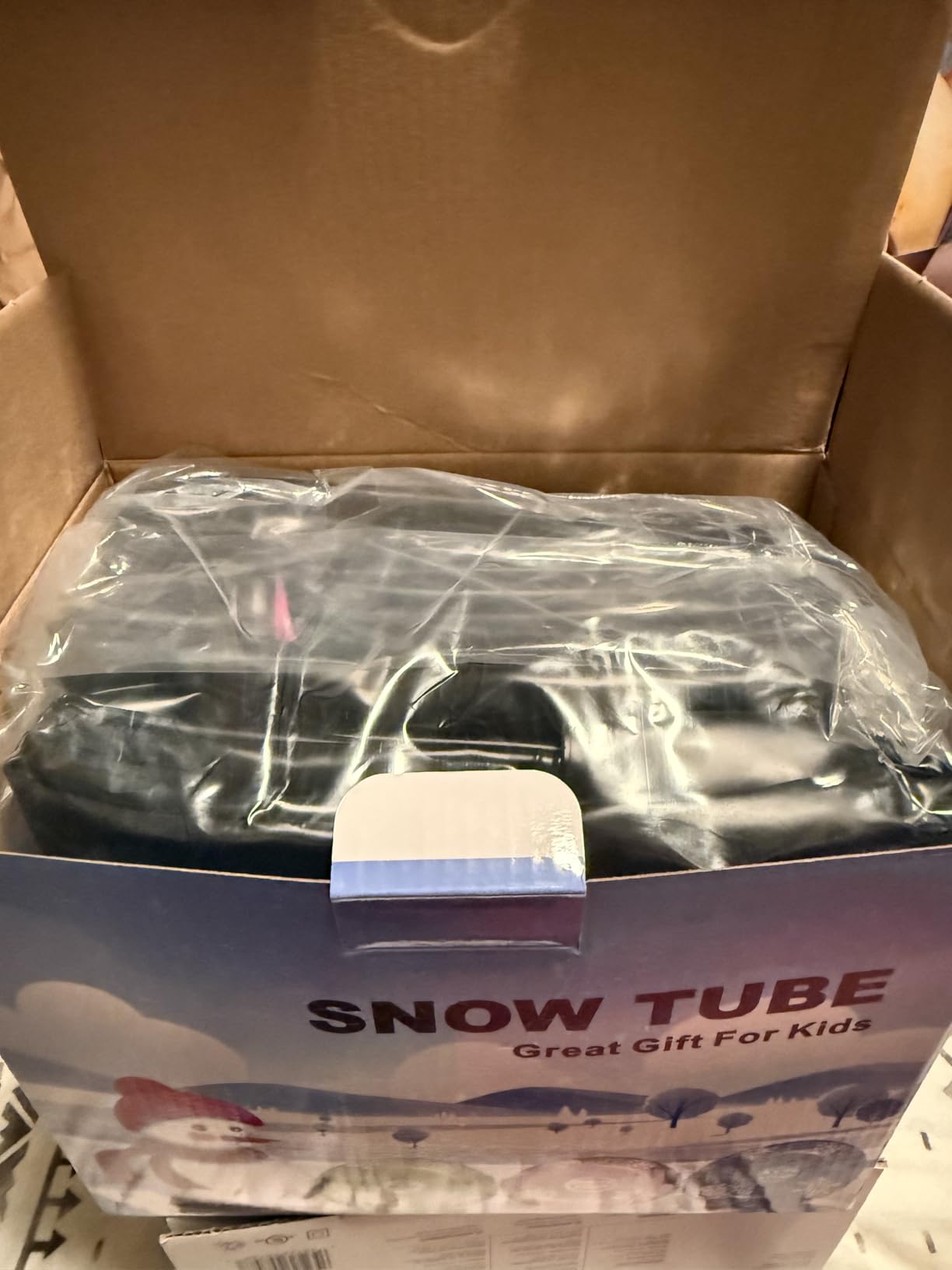 Snow Tube, 3Packs/4Packs for Whole Family Inflatable Snow Sled for Kids and Adult, Thickened Heavy Duty Hard Bottom Sleds for Snow with Handles, Snow Toys for Outdoor Sledding Snow Tube Sports customer photo 2
