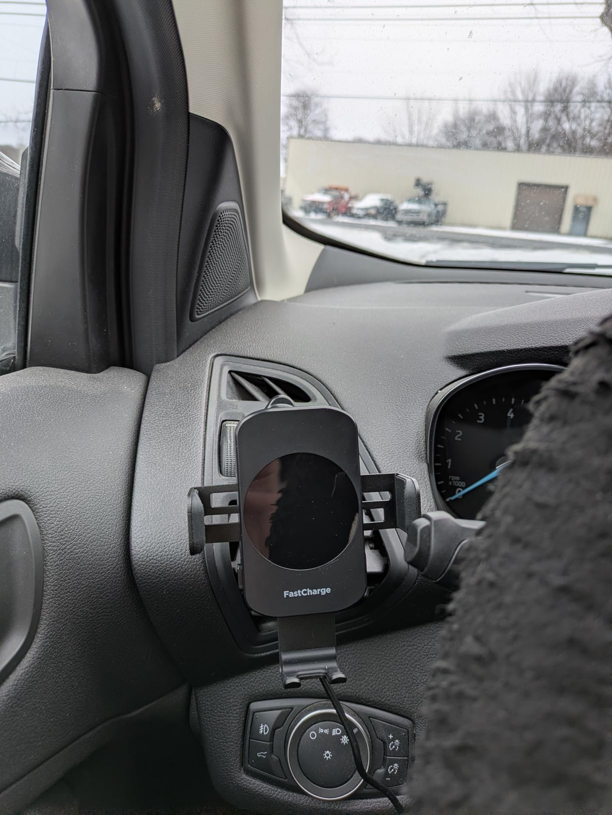 Wireless Car Charger, Fast Charging Phone Holder 3 in 1 Phone Mount Auto Clamping Car Accessories Compatible with iPhone 17 16 15 14 13 12 11 Xs XR, Samsung S23 Ultra S22 S21 S20/S10+ S9+ Note 9 customer photo 1