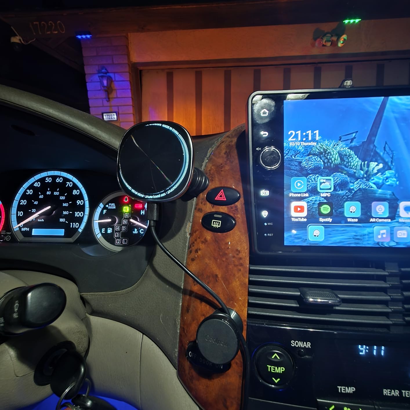 Wireless Car Charger, Fast Charging Phone Holder 3 in 1 Phone Mount Auto Clamping Car Accessories Compatible with iPhone 17 16 15 14 13 12 11 Xs XR, Samsung S23 Ultra S22 S21 S20/S10+ S9+ Note 9 customer photo 2
