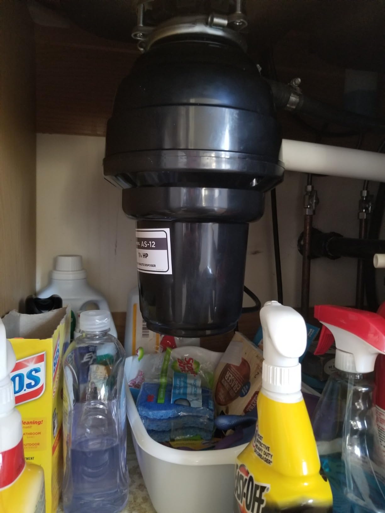 American Standard 10-US-AS-7 Garbage Disposal Anti-Jam Stainless Steel Food Waste Grinding System, Heavy Duty, 3/4 HP, Black customer photo 1