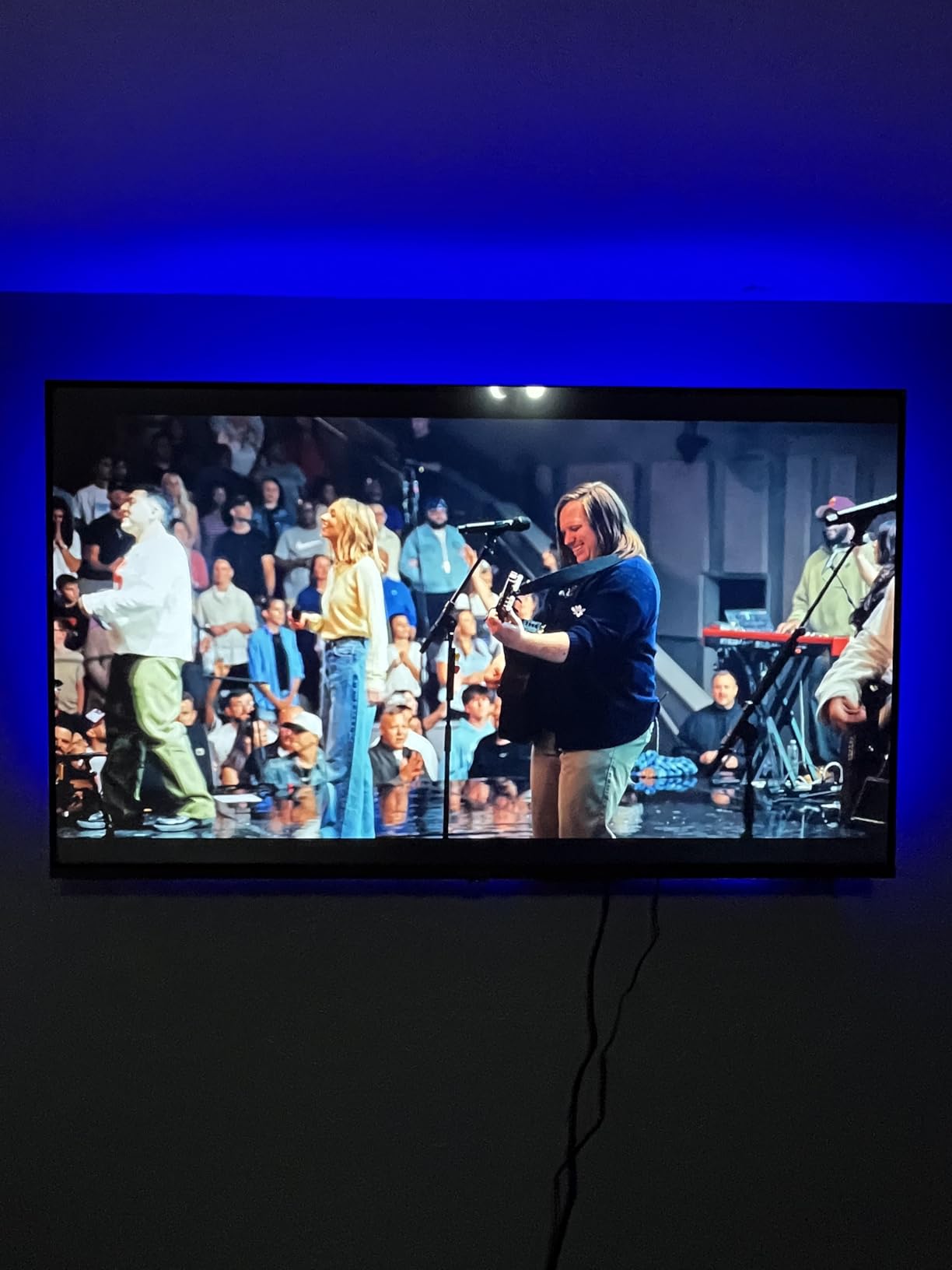 Govee Smart TV LED Backlight Strip, RGBIC for 40-50inch TVs | Music Sync, Wi-Fi Bluetooth & App Control, Works with Alexa & Google Assistant, 77 Scene Modes, Adapter customer photo 1
