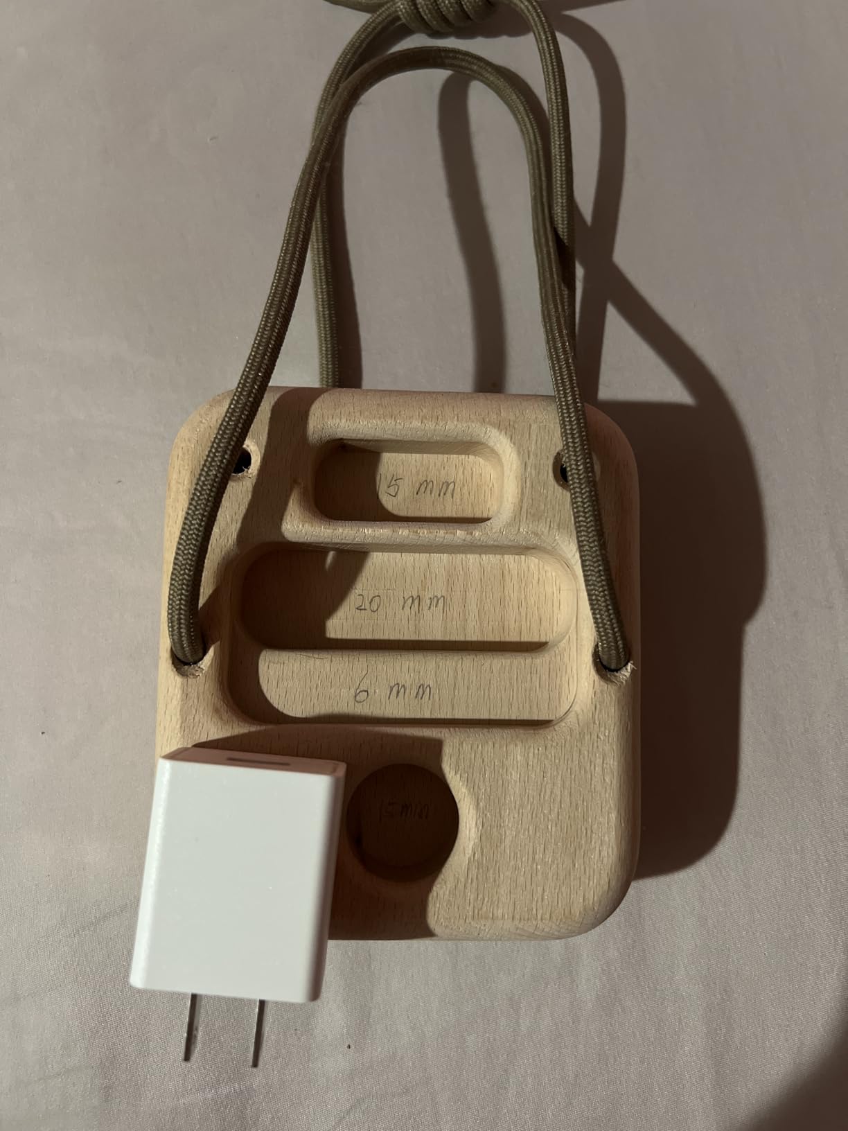 Portable Hangboard for Rock Climbing Holds, Fingerboard Trainer for Hand Grip Strengthener, Pinch Block Grip, Home Gym Fitness Workout Equipment -Hard Wood customer photo 1