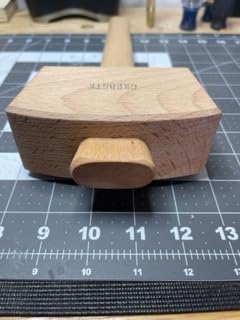 GREBSTK Beech Wood Mallet - Woodworking Hammer & Ice Crusher for Cocktails, Perfect for Chisels, DIY, Bar Tool, Polished Solid Hardwood, 12 Inch customer photo 1