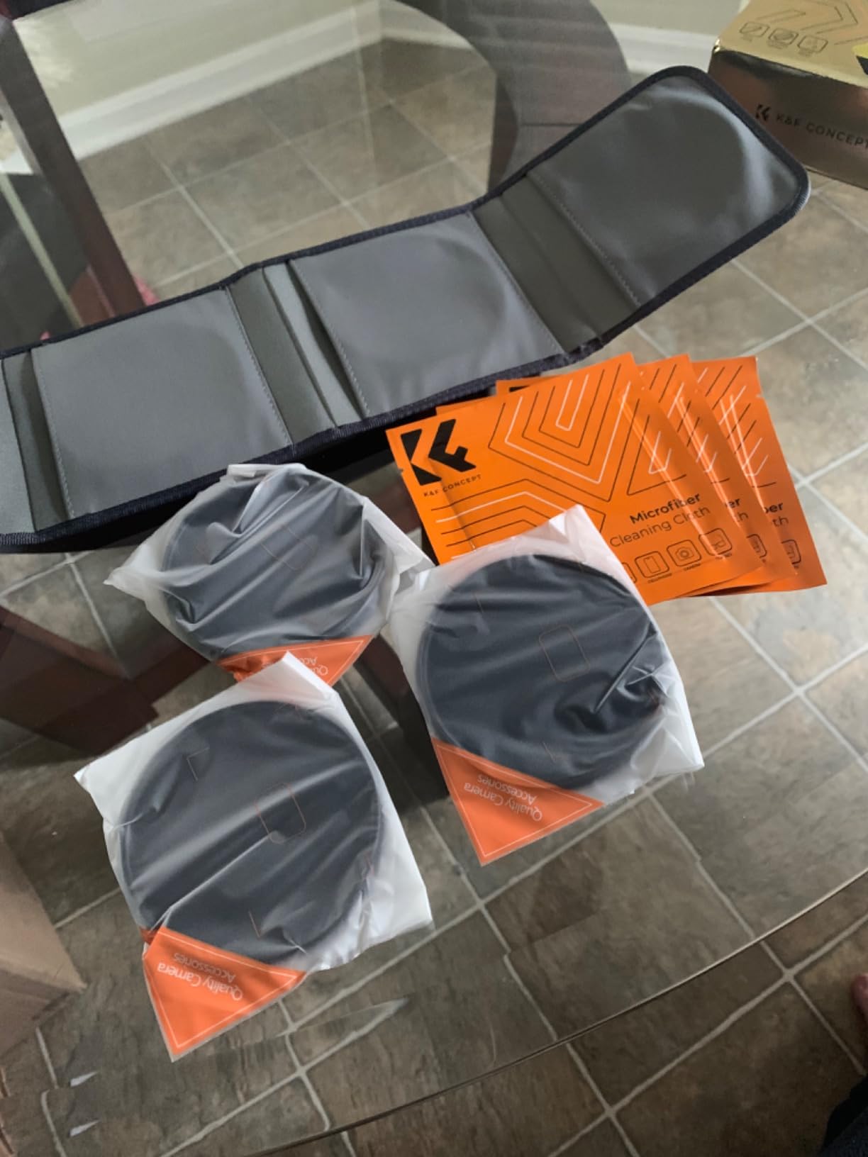 K&F CONCEPT 67mm ND8 ND64 ND1000 ND Lens Filters Kit- Optical Glass 24 Multi-Coated Waterproof Camera Lens Filters Set with Filter Pouch and Cleaning Cloths (D-Series) customer photo 2