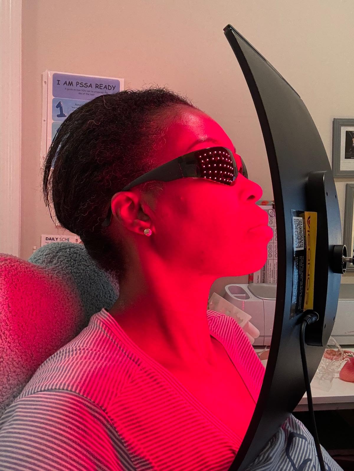 Red Light Therapy for Face and Body, Red Infrared Light Therapy Lamp with Stand Led 660nm Red Light-Therapy & 850nm Infrared Light Device for Body customer photo 2