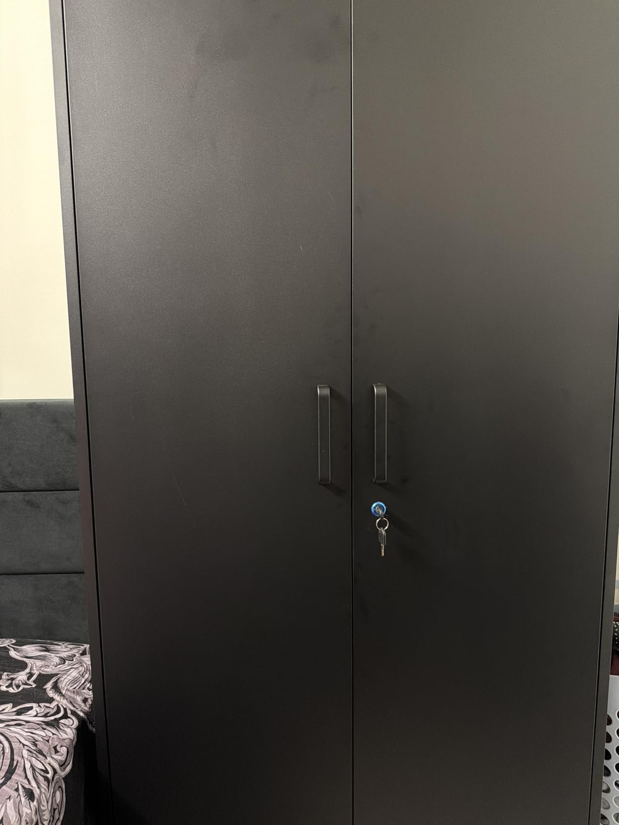 Letaya Metal Wardrobe Cabinets with Lock,Clothing Locker 72
