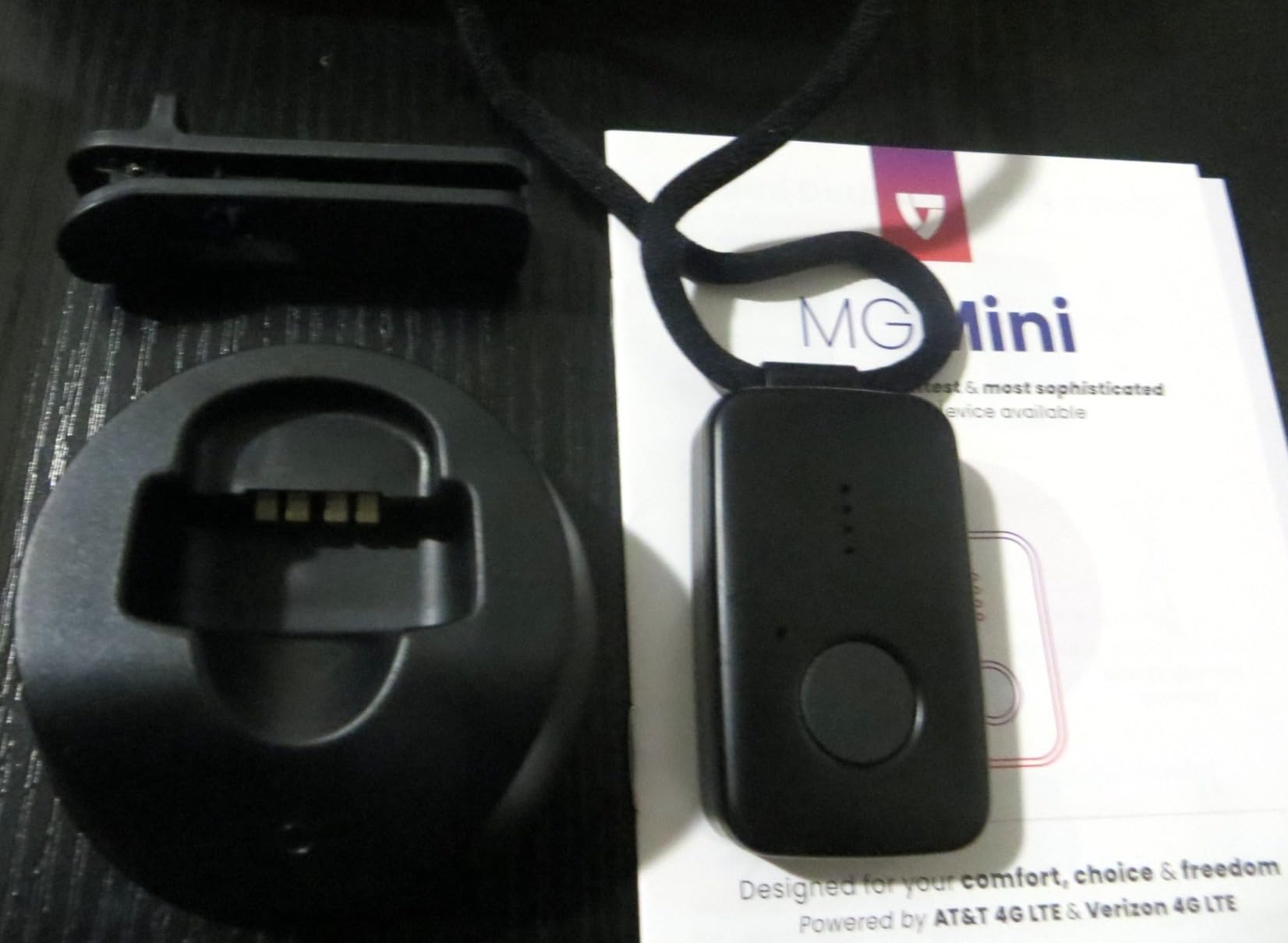 Medical Guardian MGMini | Medical Alert Device for Seniors | Water-Resistant, Emergency Call Button, 24/7 Monitoring, Step Counter, GPS Tracking | Monthly Subscription Required | Black customer photo 1