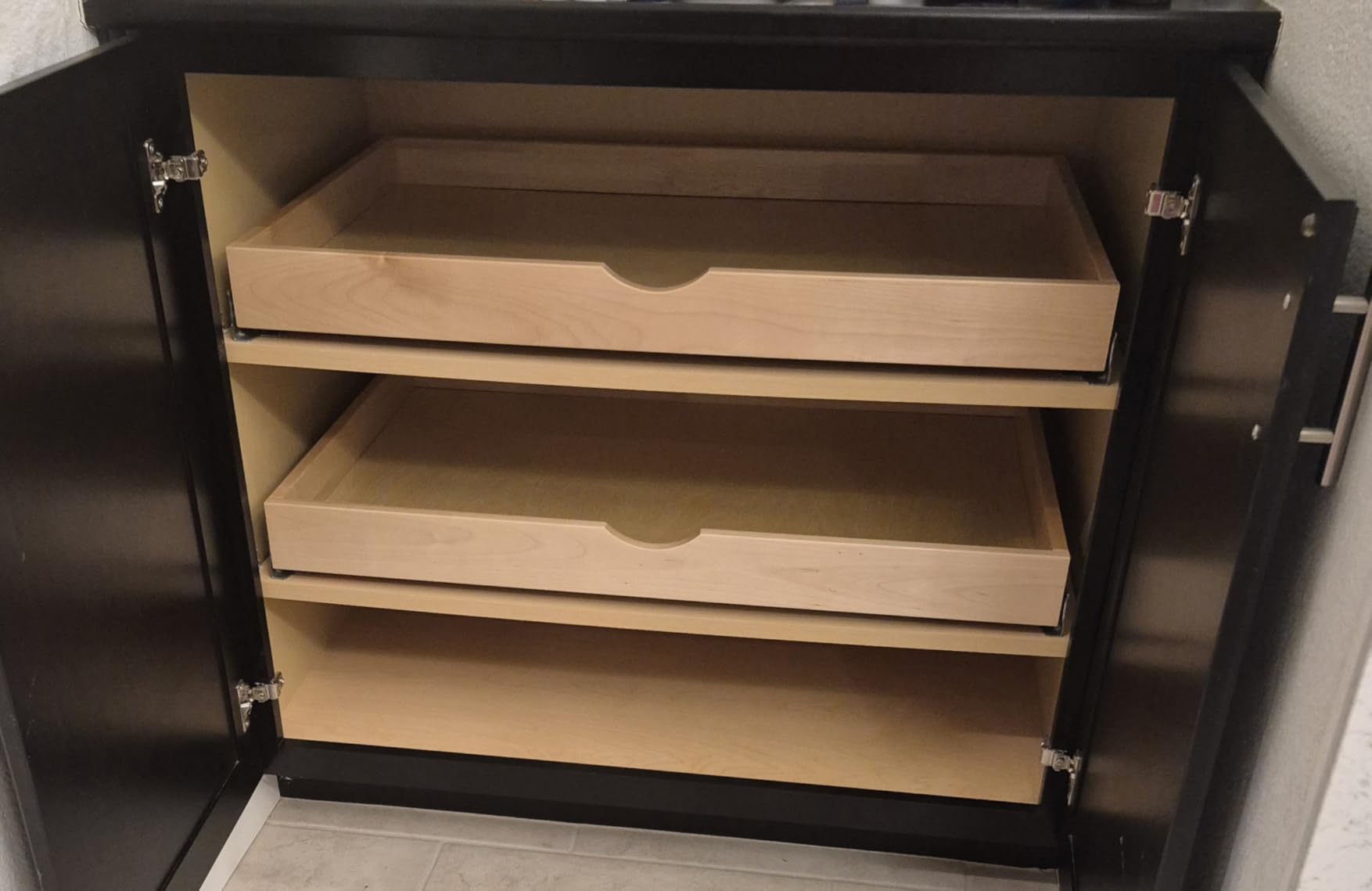 WelFurGeer Soft Close Pull Out Drawers for Cabinets, 20'' W x 21'' D Pull Out Cabinet Drawer with Heavy Duty Slides, Pull Out Cabinet Organizer, Cabinet Drawers Slide Out, Pull-Out Home Organizers customer photo 1