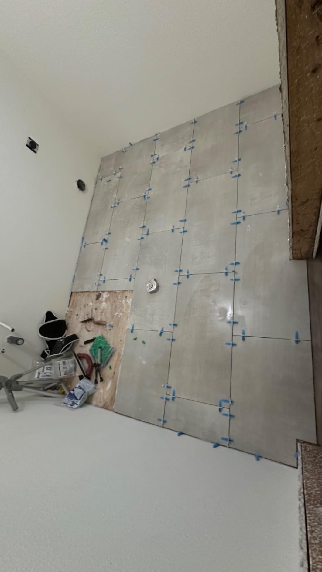 108 Sqft Uncoupling Membrane for Tile 1/8''(3mm) Thick Waterproofing Membrane Crack Prevention Anti Fracture Flooring Underlayment for Bathroom Shower Kitchen Basement customer photo 2