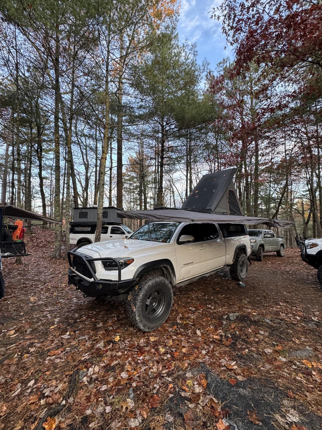 Overland Vehicle Systems HD Nomadic 180 LTE Dark Grey Awning with Black Travel Cover | 280G Poly Cotton Ripstop Material | 59 Sq Ft of Coverage | Easy Installation customer photo 1