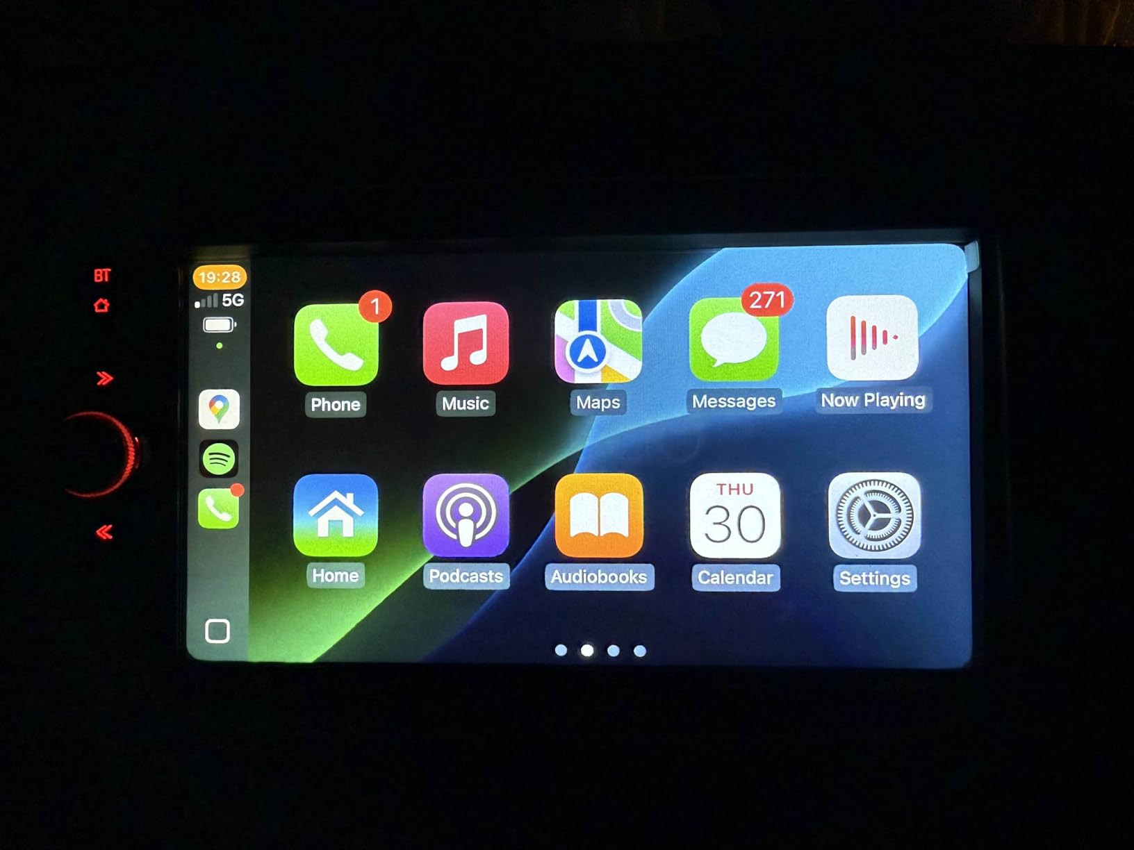 Upgrade Wireless Double Din Car Stereo with Carplay, Android Auto, Bluetooth, 4-Channel RCA, High Power, 2 Subwoofer Ports, 7