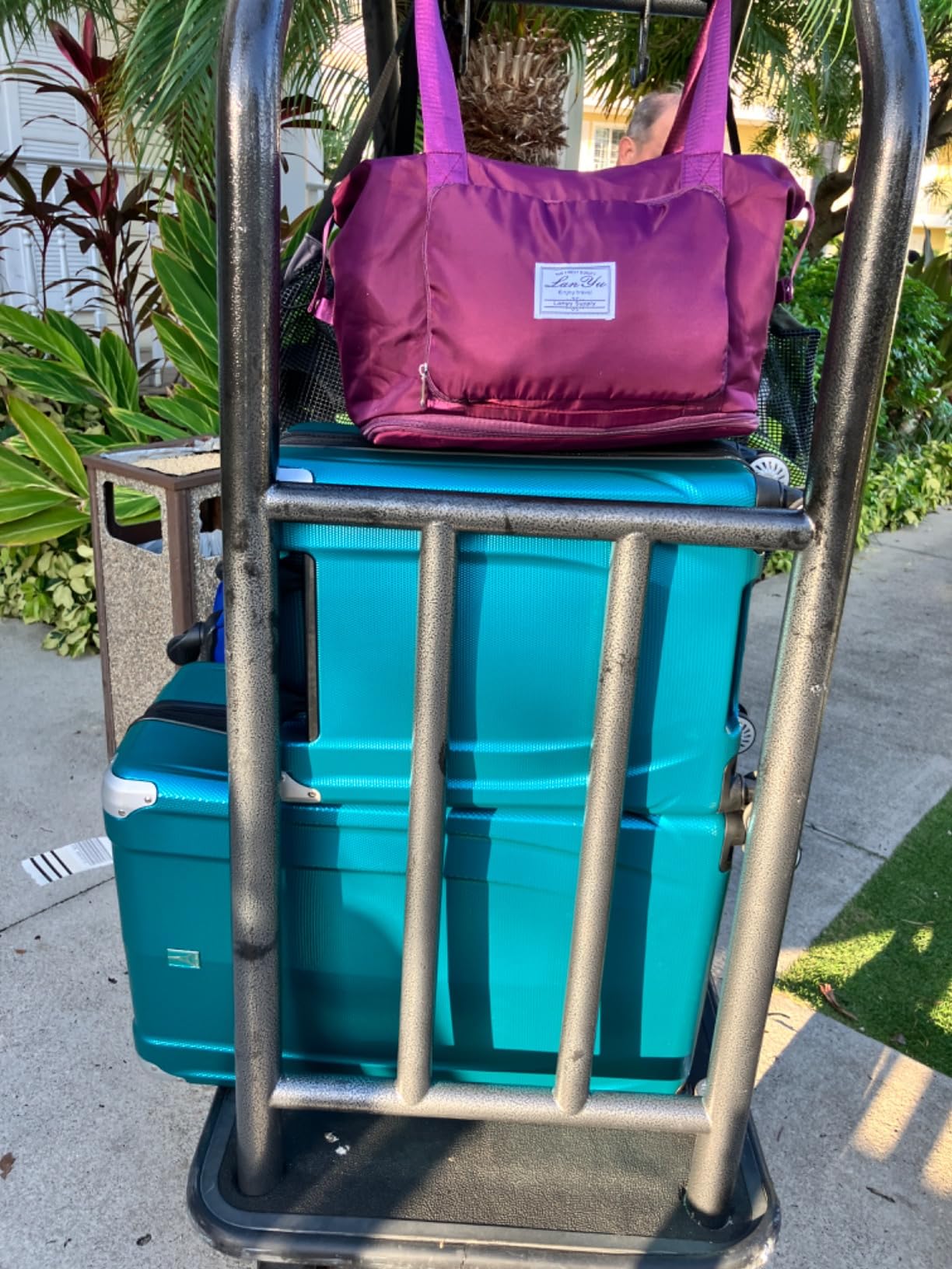 Travelpro Pathways 3 Hardside Expandable Luggage, 8 Spinner Wheels, Lightweight Hard Shell Suitcase, 3 Piece Set (21/25/28), Royal Blue customer photo 1