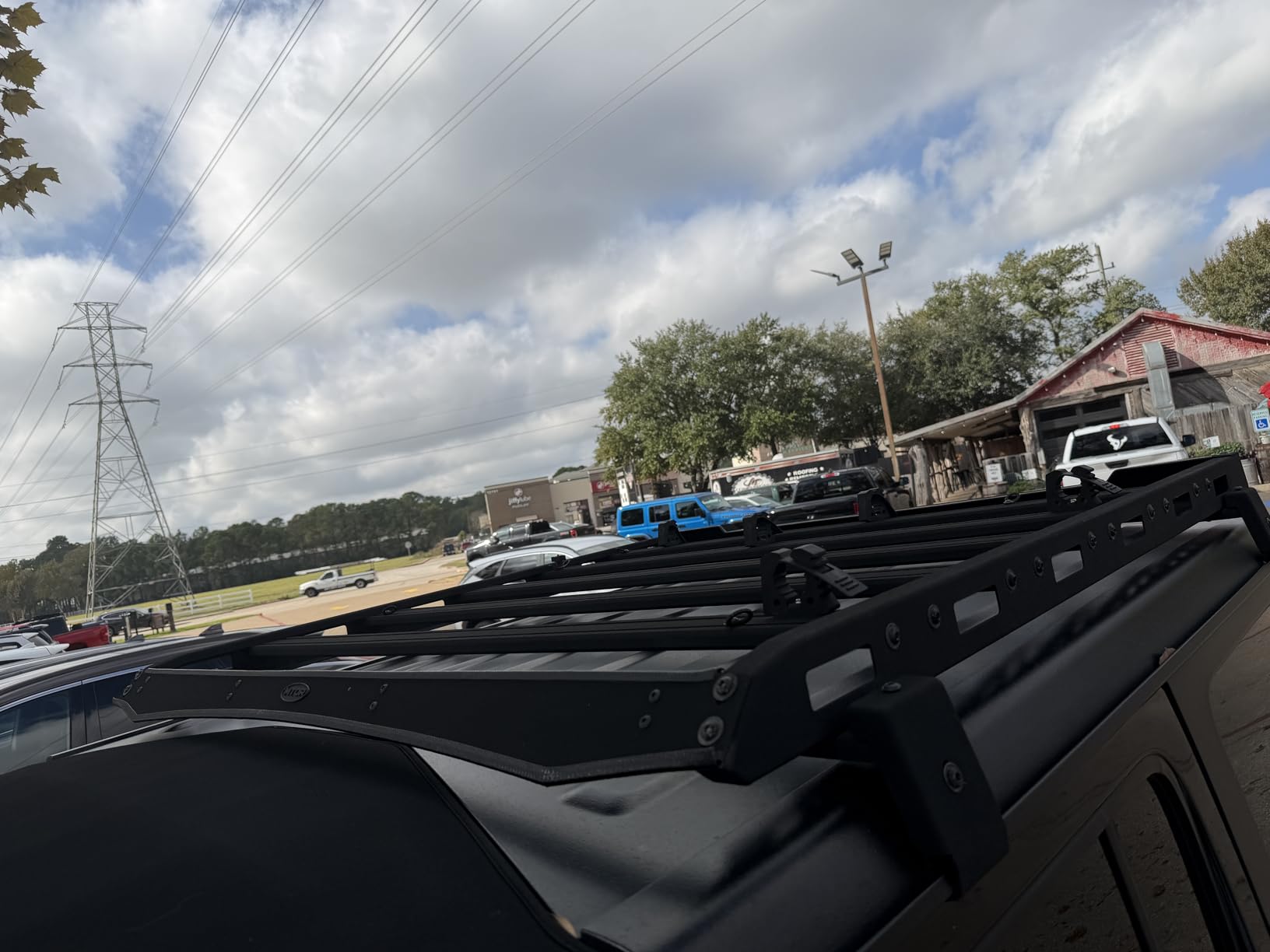Hooke Road JK Roof Rack Aluminum Crossbars Overland Cargo Carrier for 2007-2018 Jeep Wrangler JK 2/4 Doors (Hard Top Only) customer photo 2