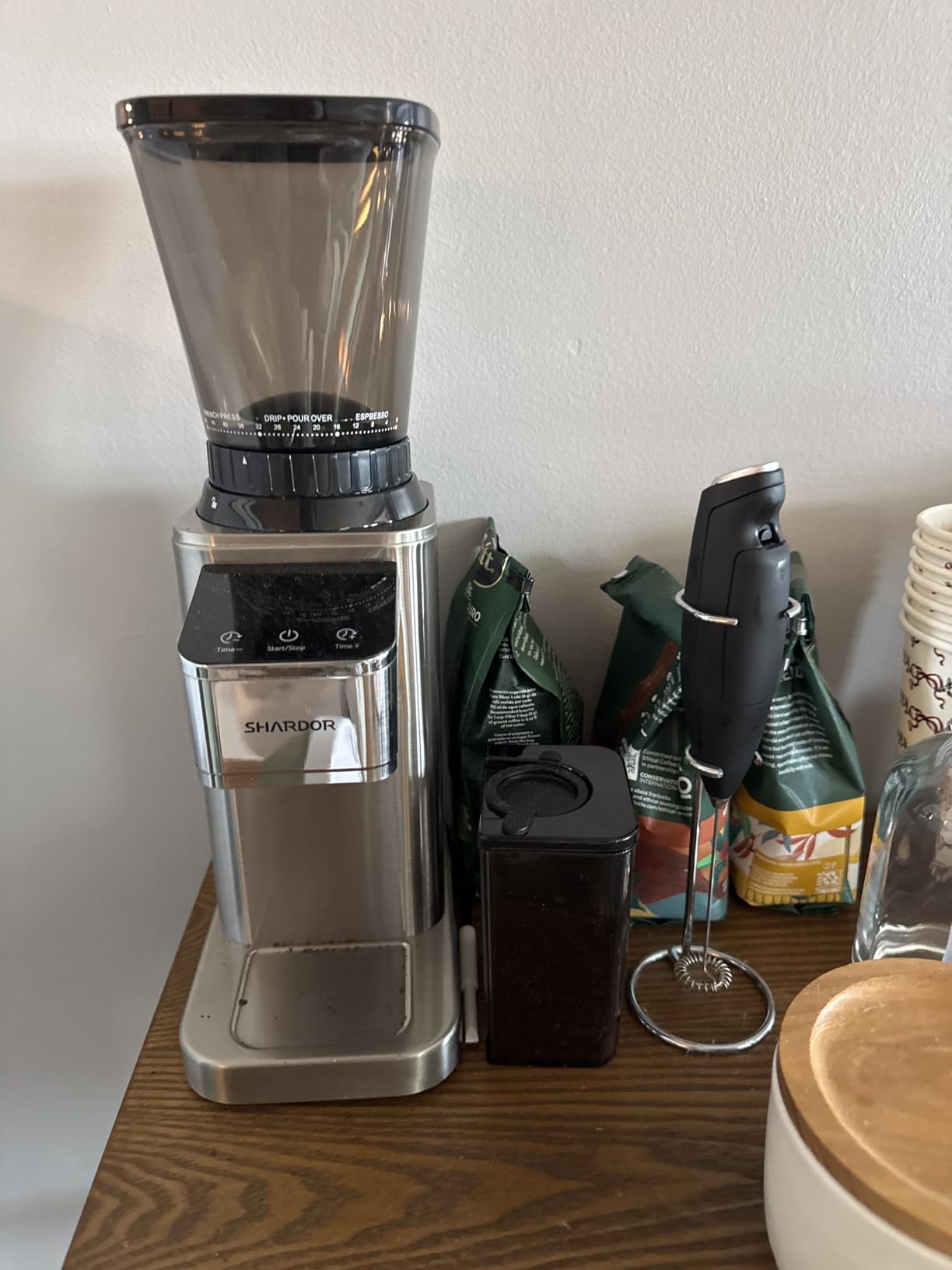 SHARDOR Professional Conical Burr Coffee Grinder customer photo 2