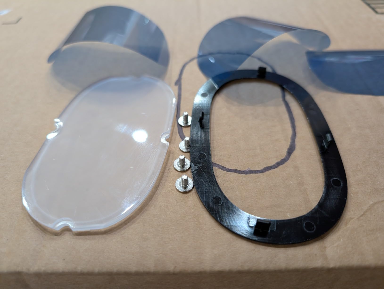 Like-New Ring Floodlight Cam Wired Pro with Bird's Eye View and 3D Motion Detection, White customer photo 1