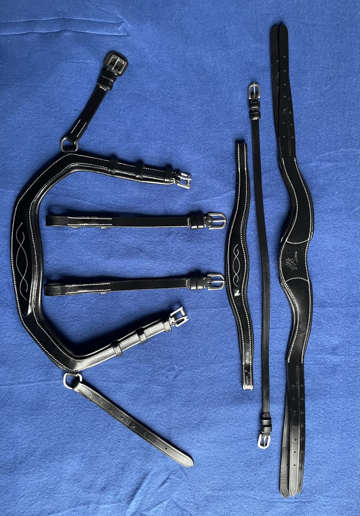 Exion Anatomic Hunter Jumping Bridle for Horses - Soft Padded English Bridle with Anti-Pressure Crownpiece, Rubber Grip Reins & Fancy Stitch - Comfort Fit for Training, Show & Competition customer photo 1