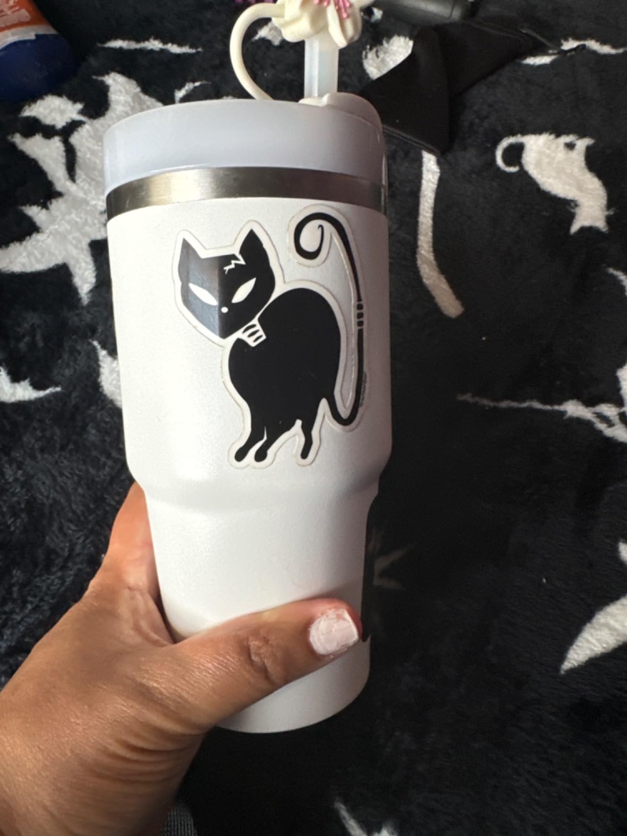 Quencher H2.0 Tumbler with Straw 20 oz | Flowstate 3-Position Lid | Cup Holder Compatible for Travel | Insulated Stainless Steel Cup | BPA-Free | Frost customer photo 1