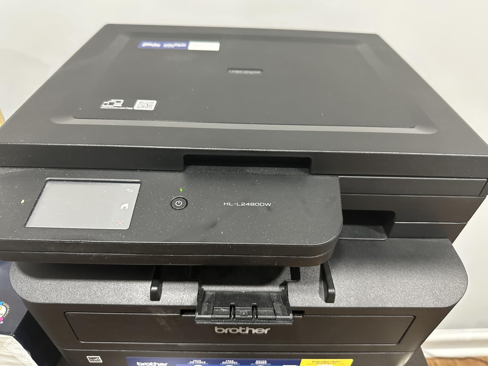 Brother HL-L2480DW Wireless Compact Monochrome Multi-Function Laser Printer with Copy and Scan, Duplex, Mobile, Black & White | Includes Refresh Subscription Trial, Works with Alexa customer photo 2