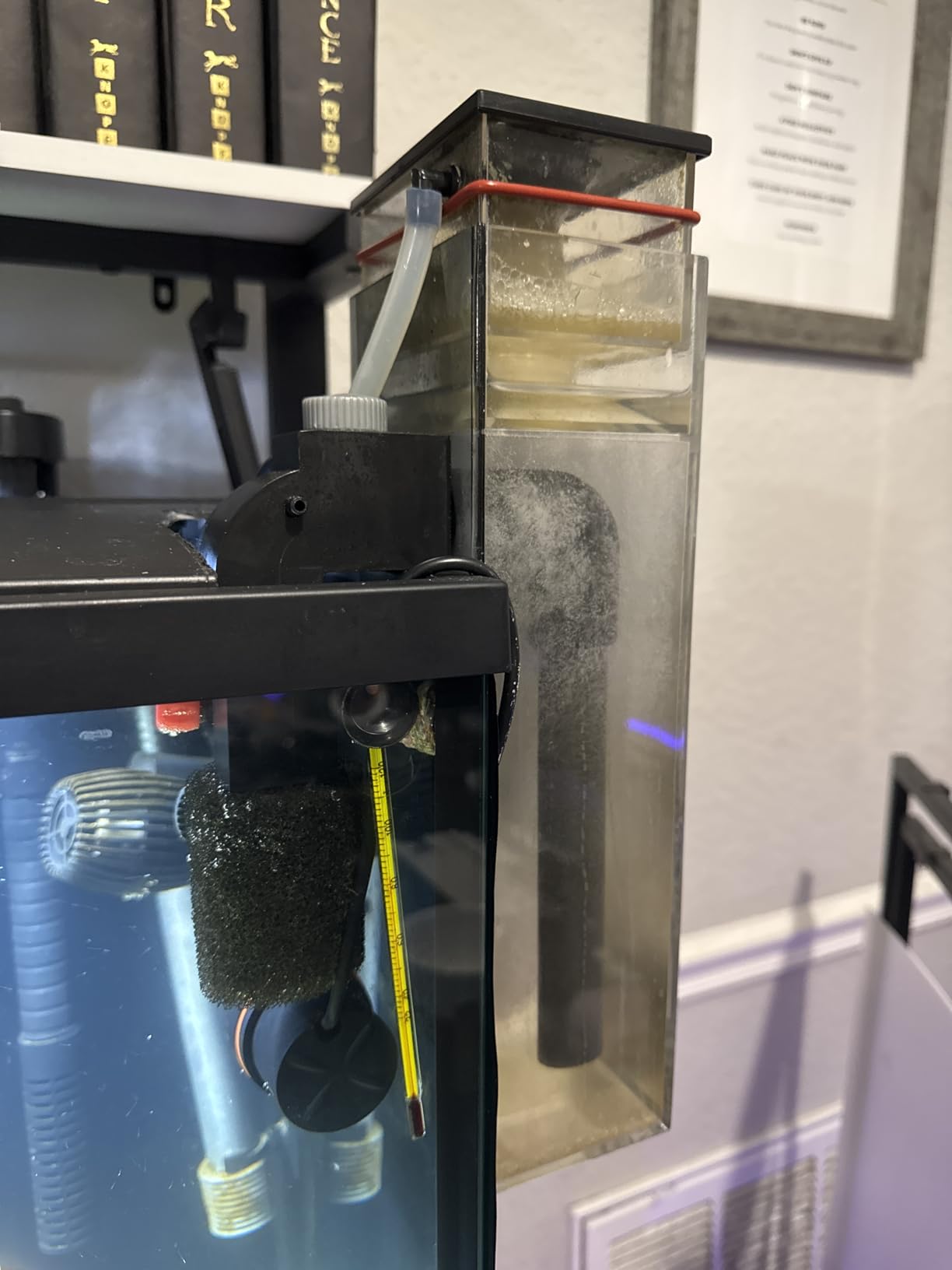 Coralife Aquarium Fish Tank Marine Salt Water DC-Controlled Variable Speed Square Protein Skimmer, Up To 300 Gallons customer photo 1