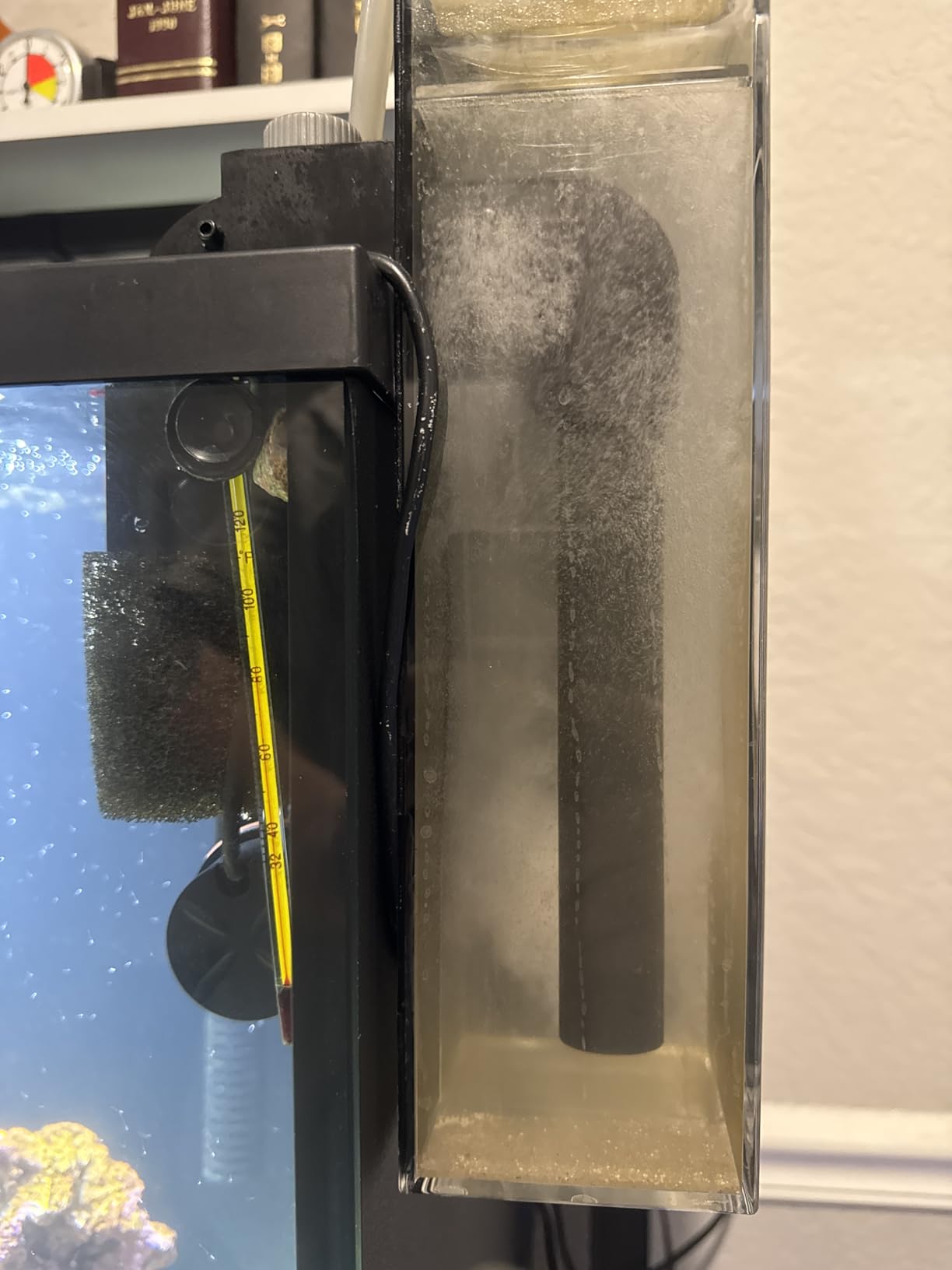 Coralife Aquarium Fish Tank Marine Salt Water DC-Controlled Variable Speed Square Protein Skimmer, Up To 300 Gallons customer photo 2