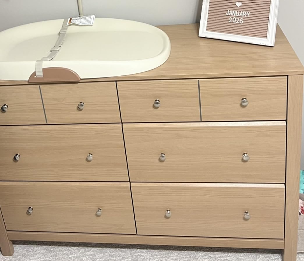 Storkcraft Horizon 3 Drawer Chest with Removable Changing Topper (Driftwood) - GREENGUARD Gold Certified Nursery Dresser, Kids' Storage Chest with Organizer customer photo 1