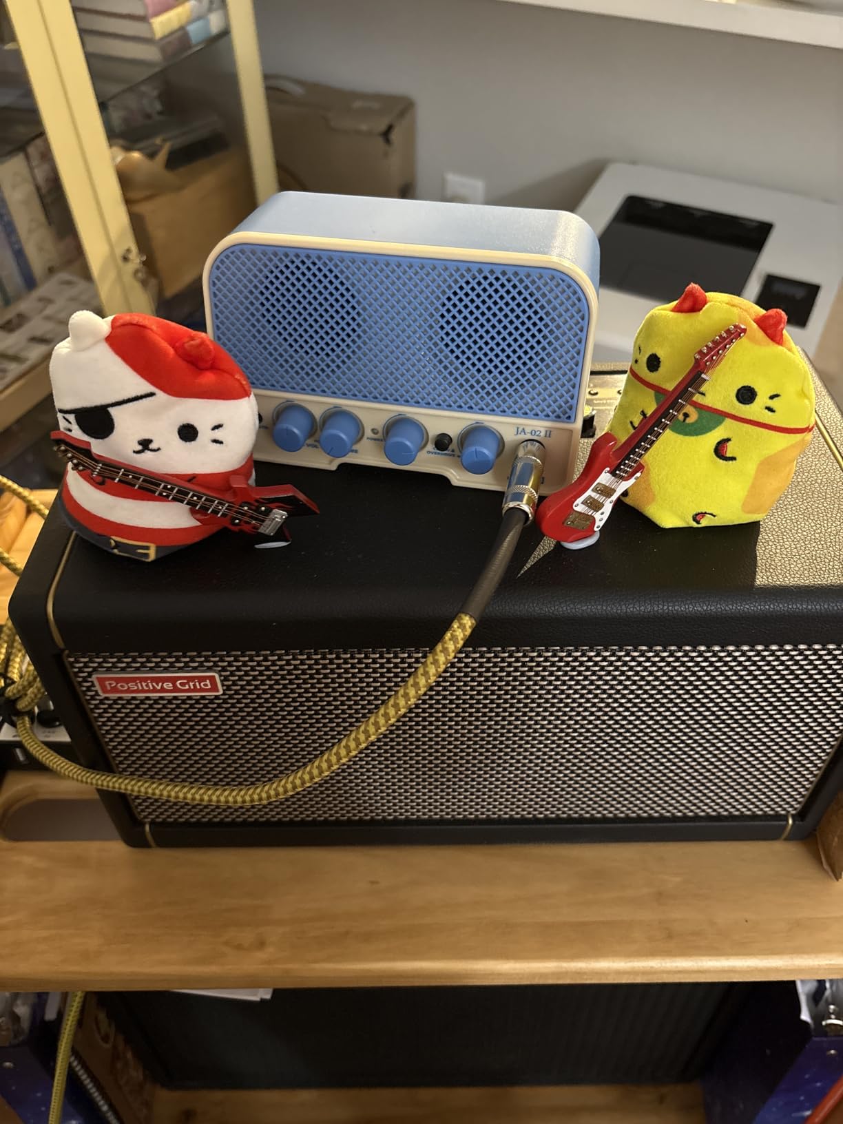 JOYO Mini Guitar Amplifier 5W Electric Guitar Amp Small Practice Amp with Bluetooth Clean & Overdrive Channels Portable Rechargeable (JA-02 II Black) customer photo 1