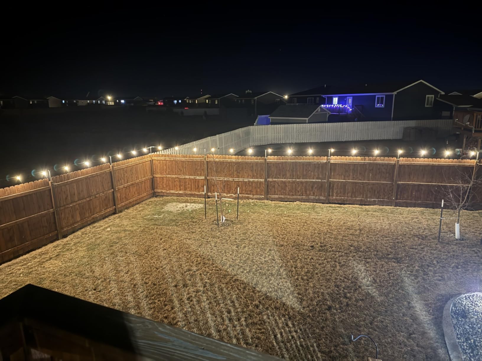 Tenmiro 200FT Outdoor String Lights, Ultra Long LED Patio Lights with Shatterproof High Brightness S11 Edison Bulbs, Outside Hanging Light Waterproof for Backyard Deck Porch Party Decor 2700K customer photo 1