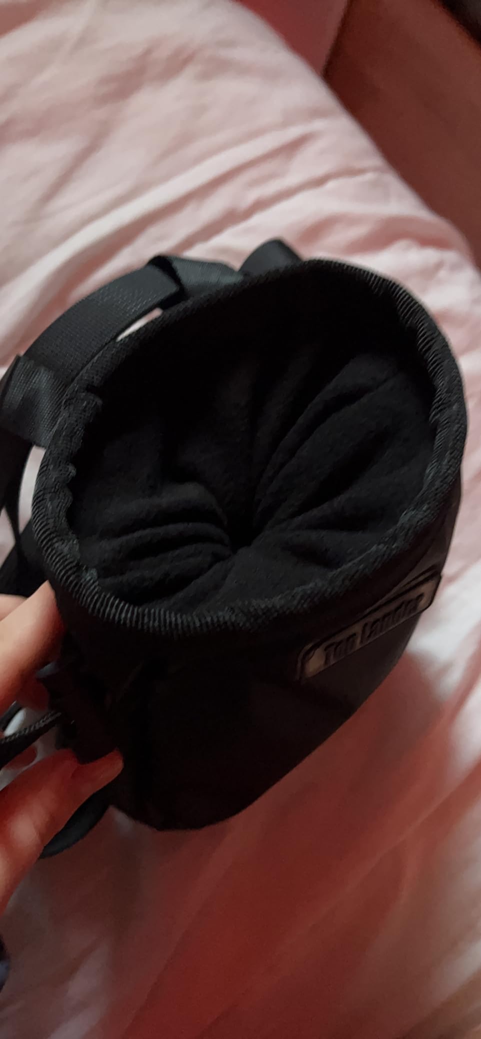 Climbing Chalk Bag for Rock Climbing - with Chalk Ball - Adjustable Black Chalk Bag Bouldering for Rock Climbing Equipment customer photo 1