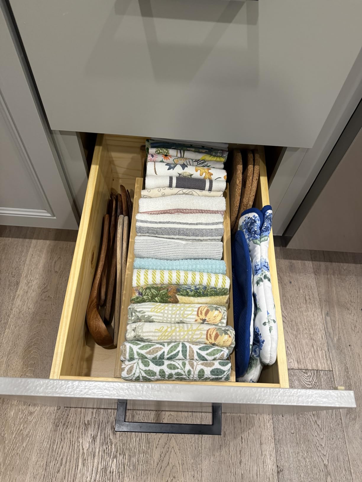 SpaceAid Bamboo Dresser Drawer Dividers 6 Pack, 4.65