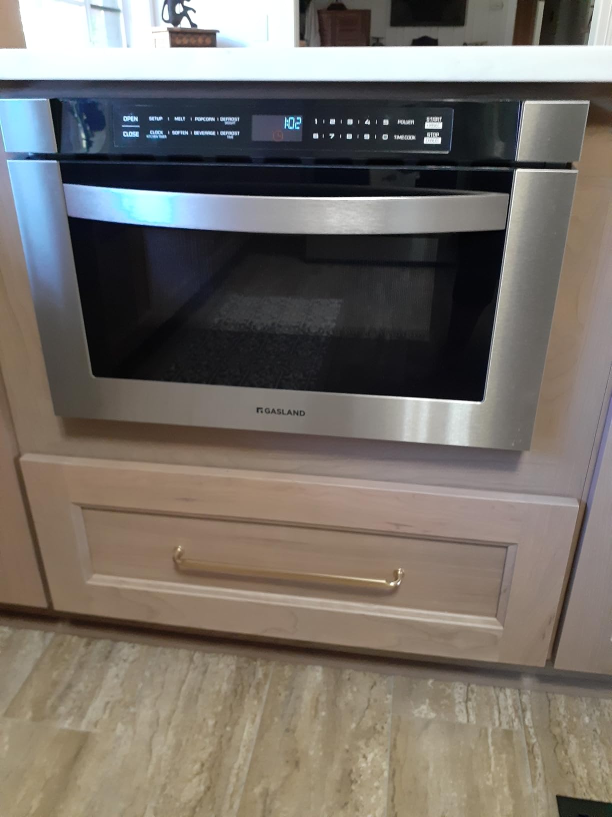 Gasland 24 Inch Built in Microwave Oven, 1.6 Cu. Ft, 1000W, 11 Levels | Microwave and Convection Oven Combination with Sensor Cook, Touch Control, LCD Display, Stainless Steel customer photo 2