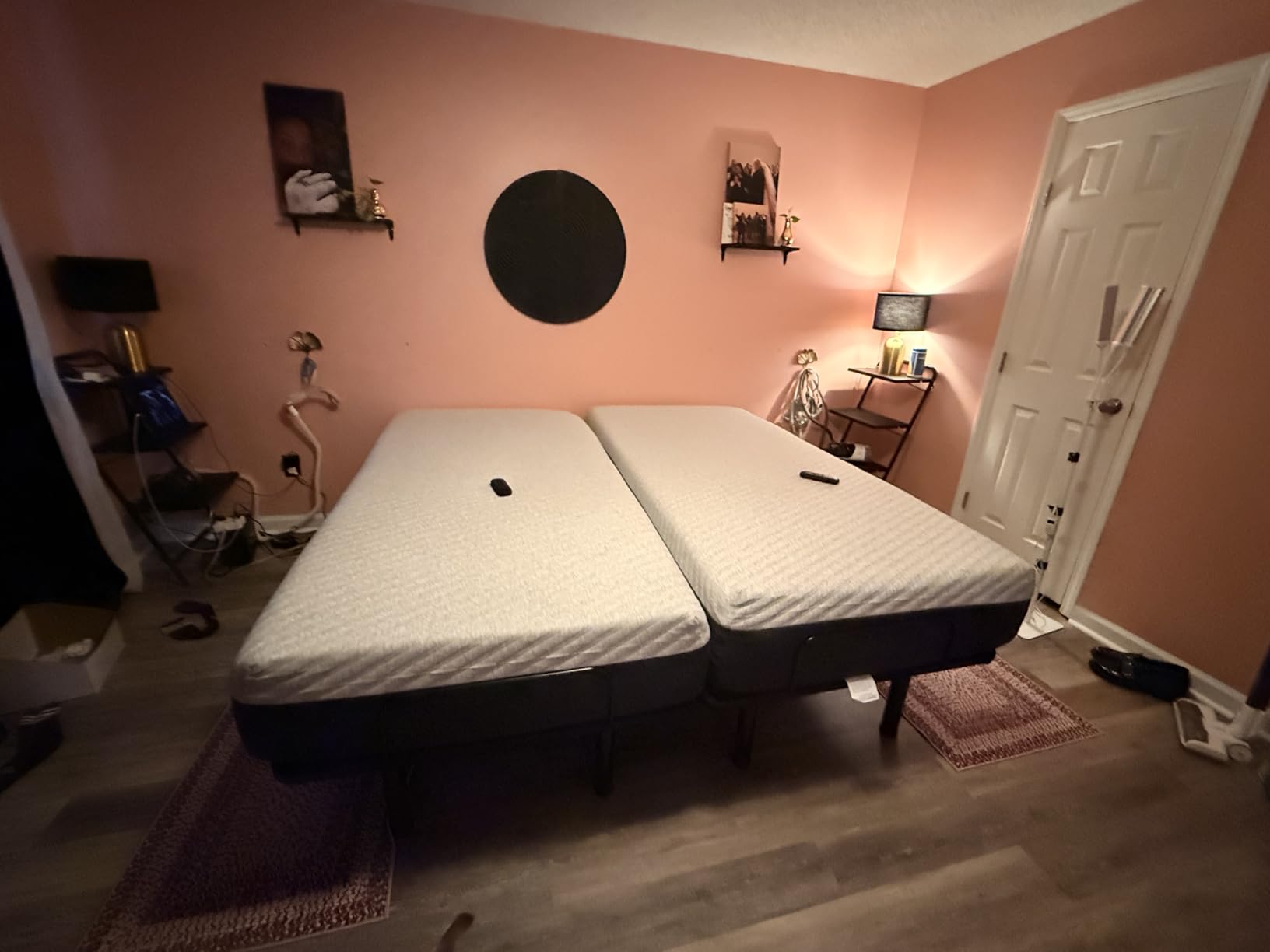 Celestial Aurora Adjustable Bed Base (Frame) + 12 inch Gel Memory Foam Mattress (Medium Soft), Easy Assembly, Head and Foot Lift, Zero Gravity, Memory Positions, CertiPUR-US Bed - Split King customer photo 1