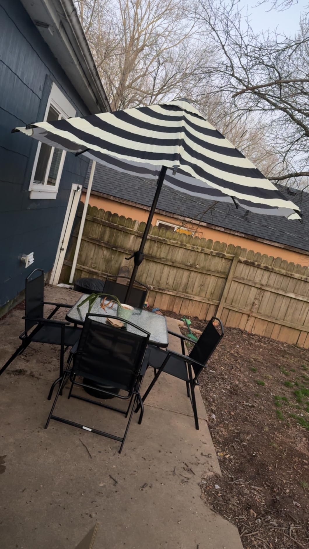 Abba Patio 9FT Lyon Outdoor Patio Umbrella Outdoor Table Umbrella with Push Button Tilt and Crank Market Umbrella 8 Sturdy Ribs UV Protection Waterproof for Garden Deck Backyard Pool Tan customer photo 1