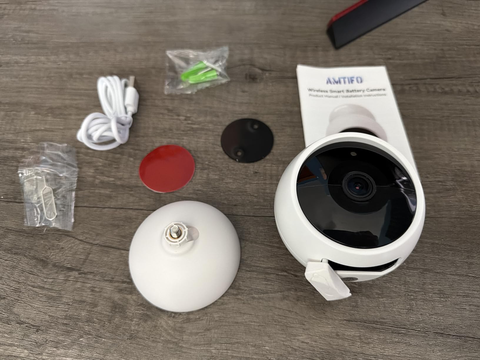 AMTIFO Security Cameras Wireless Outdoor Magnetic: Install-Free Smart Indoor 2K WiFi - Long Battery Life Powered Wireless Cameras for Home Security with AI Motion Detection customer photo 1